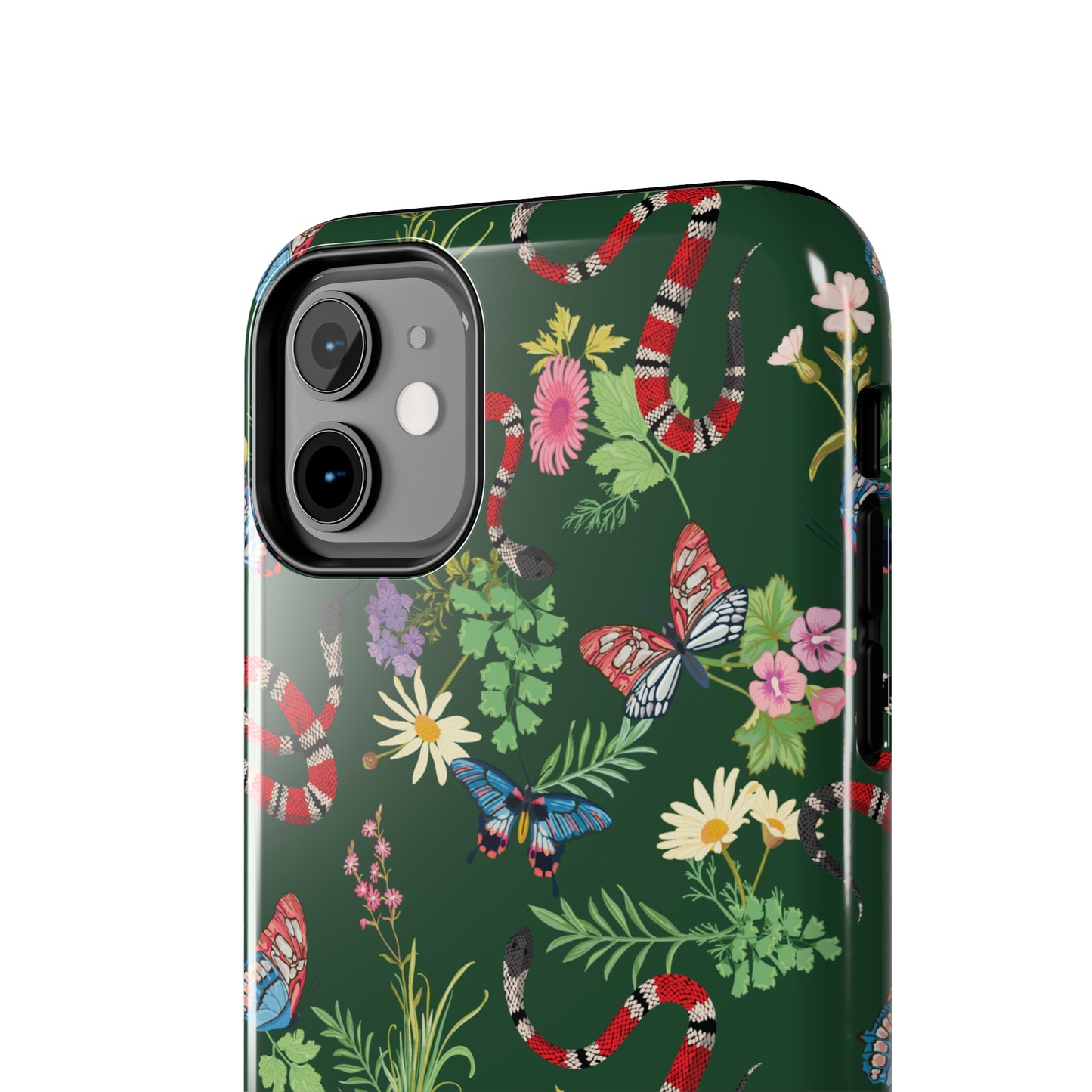 Tropical Chaos Pattern Tough iPhone Case