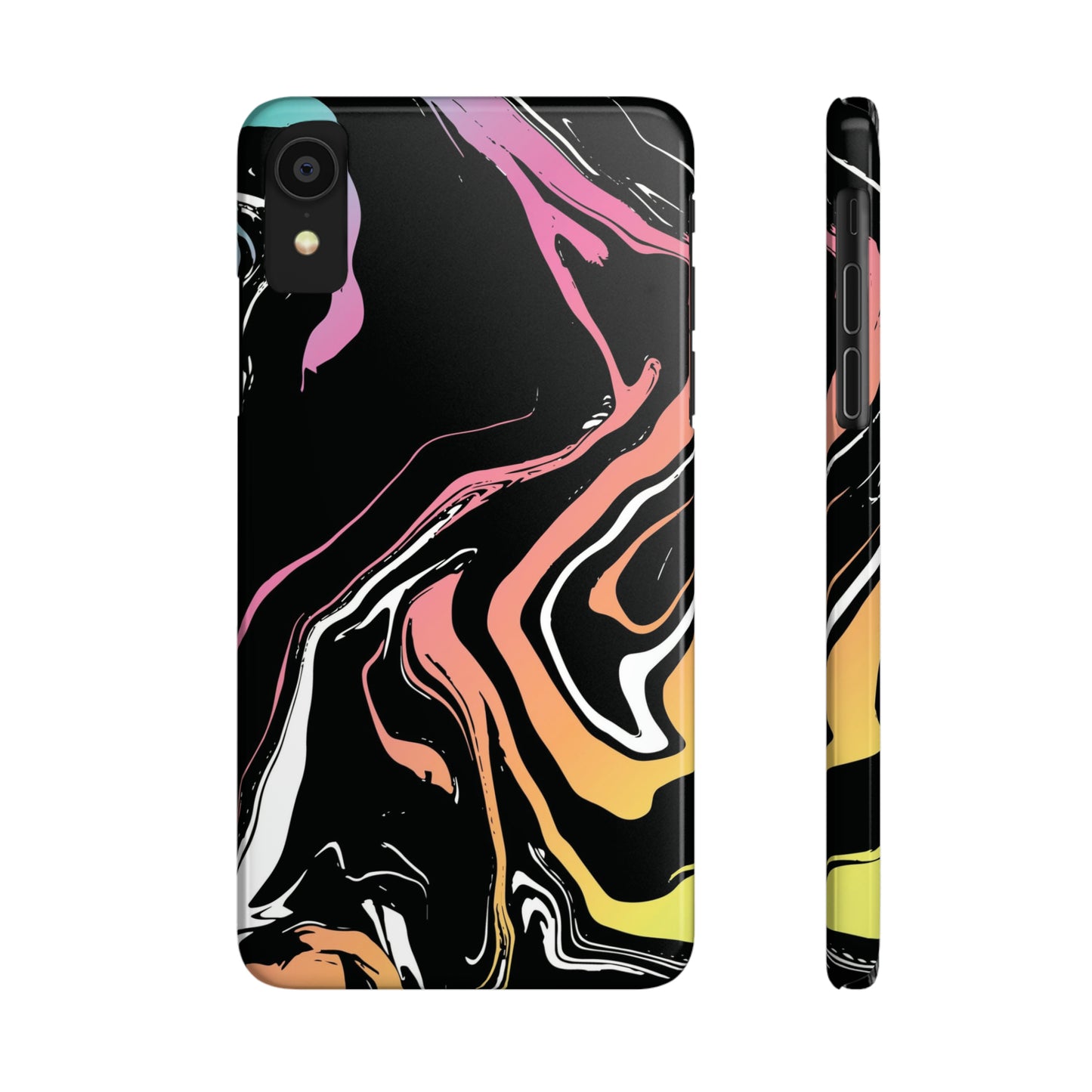 Acid marble pattern Snap Case