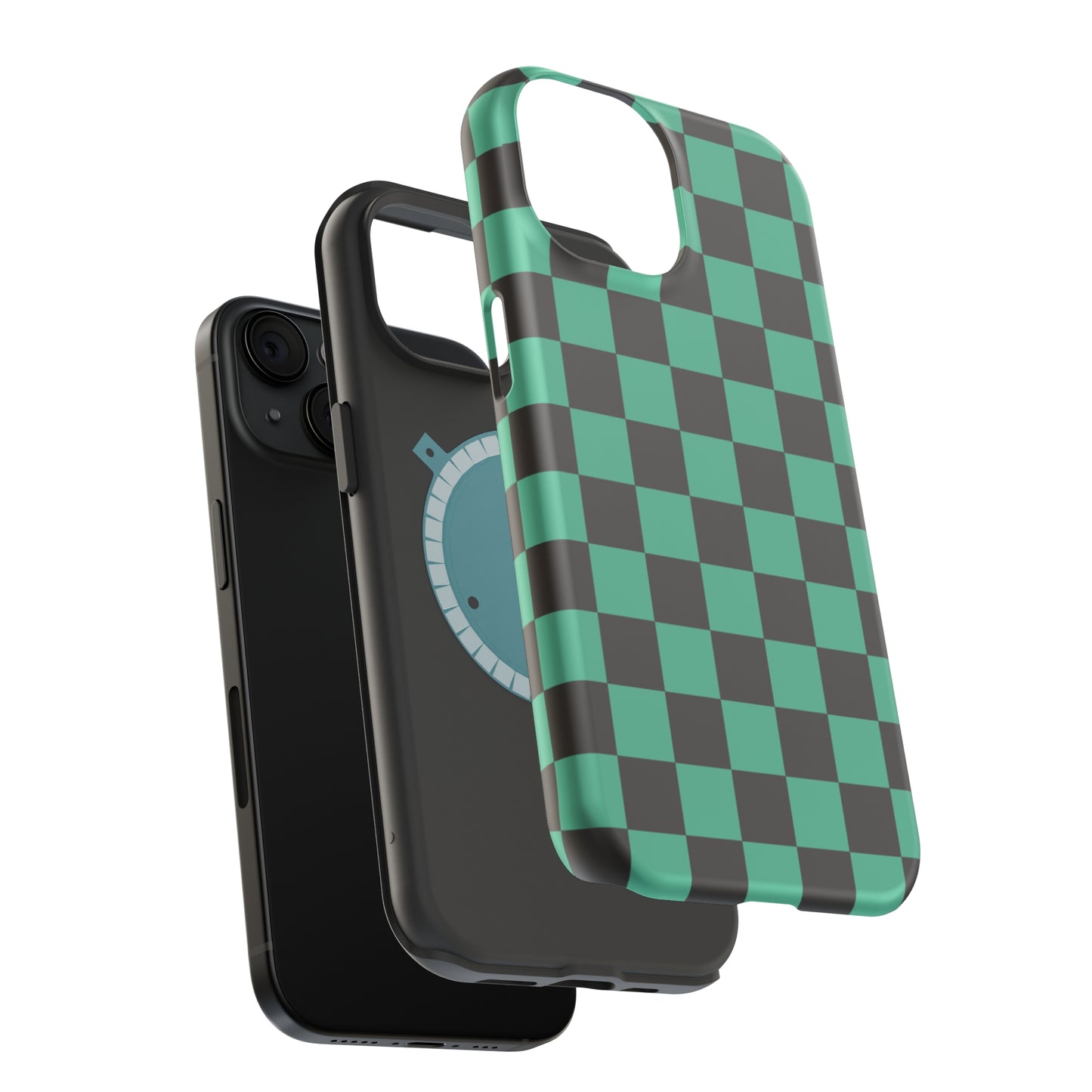 Green Checkers MagSafe Tough Case
