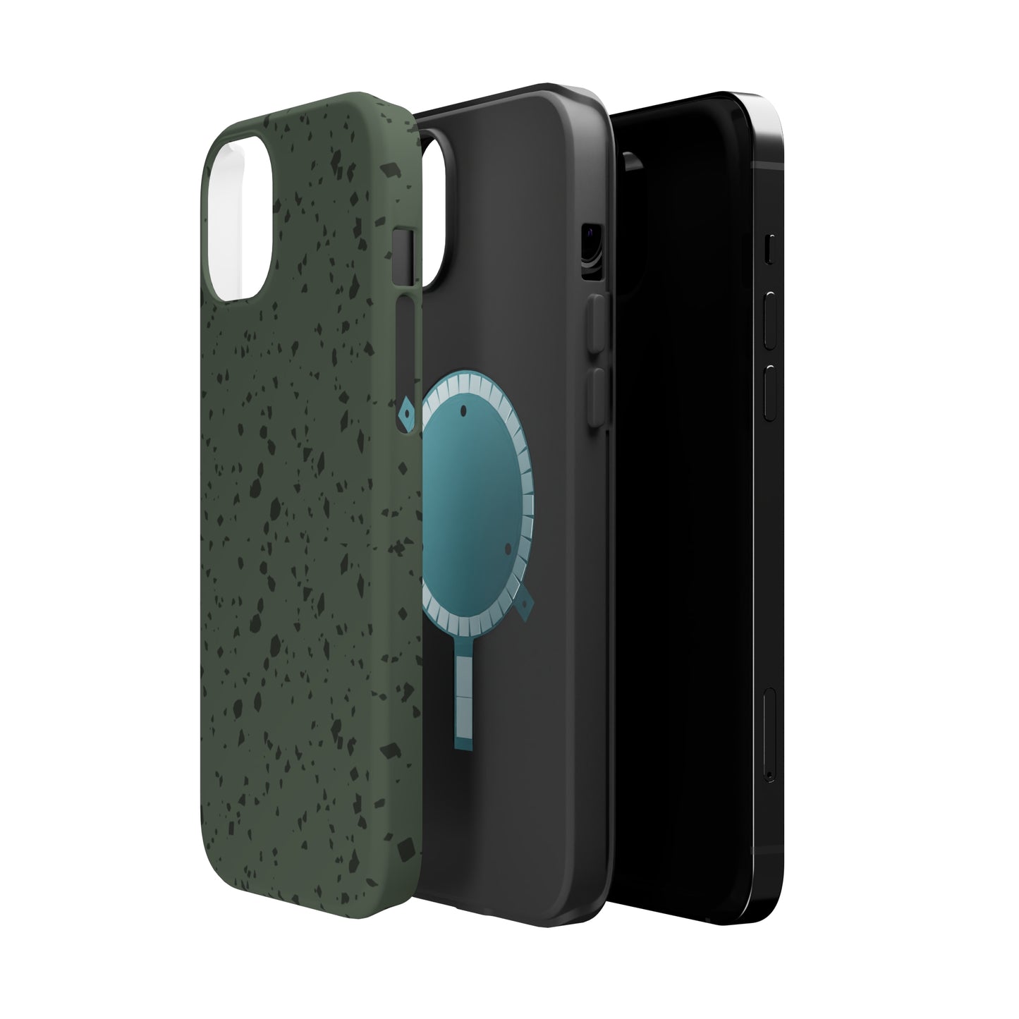 Olive Green Terrazzo MagSafe Tough Case