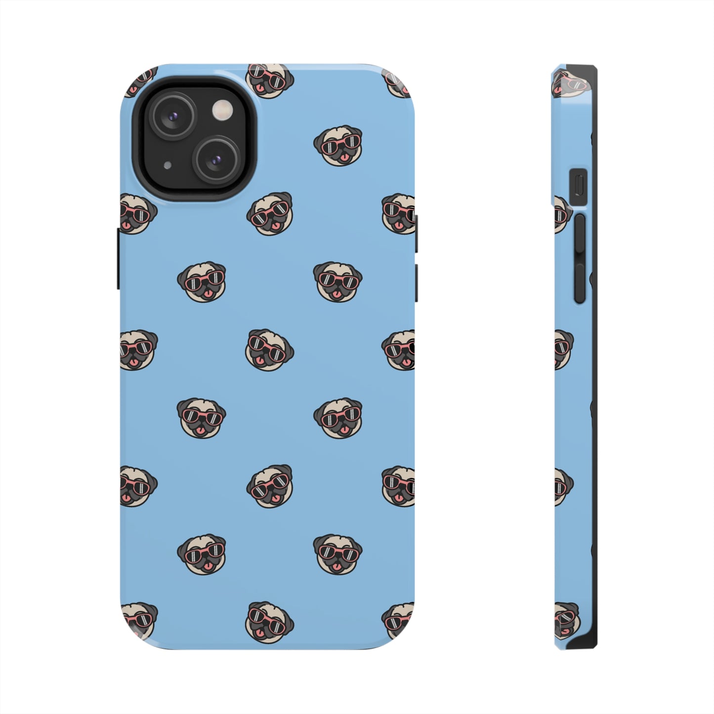 Pug Pattern Tough iPhone Case