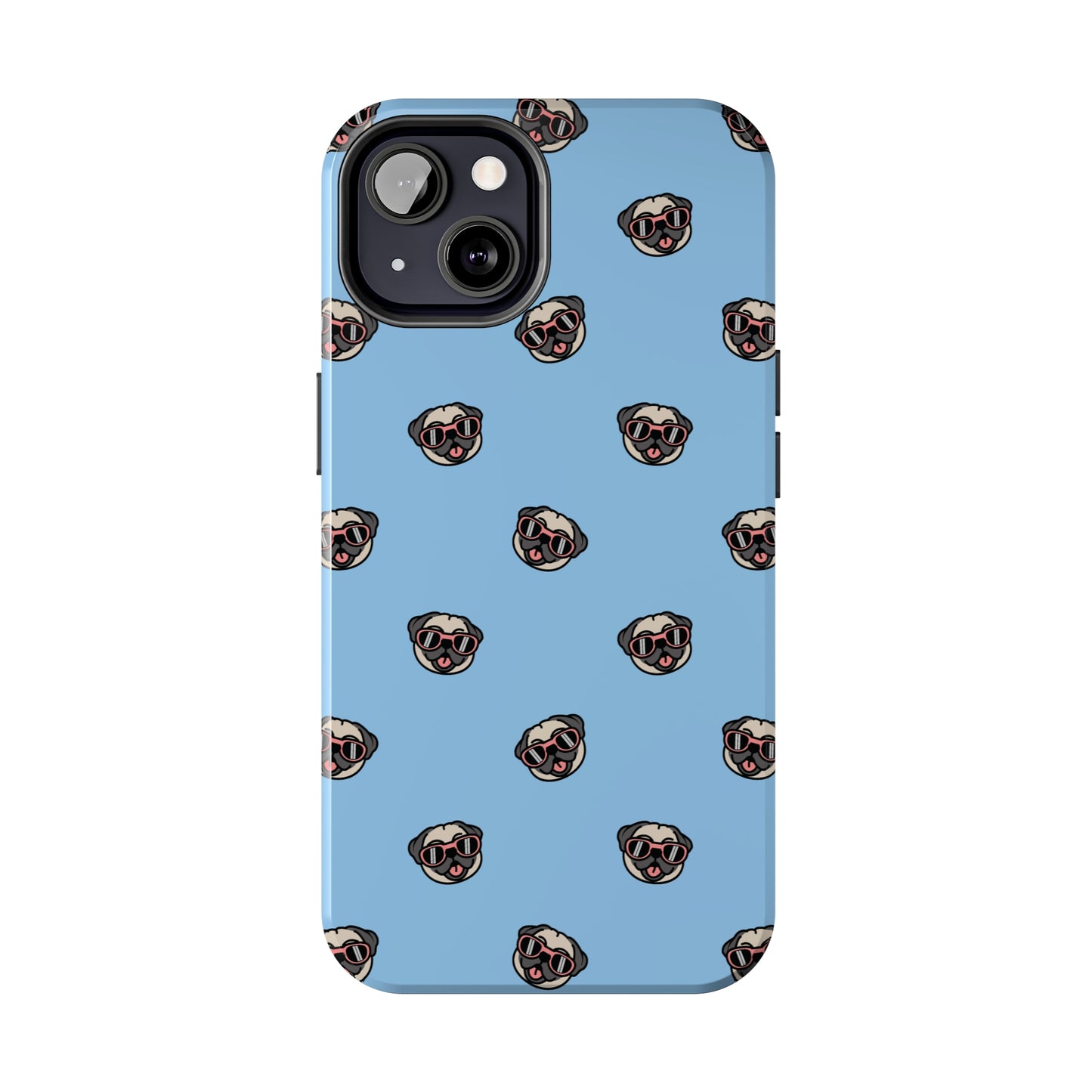 Pug Pattern Tough iPhone Case