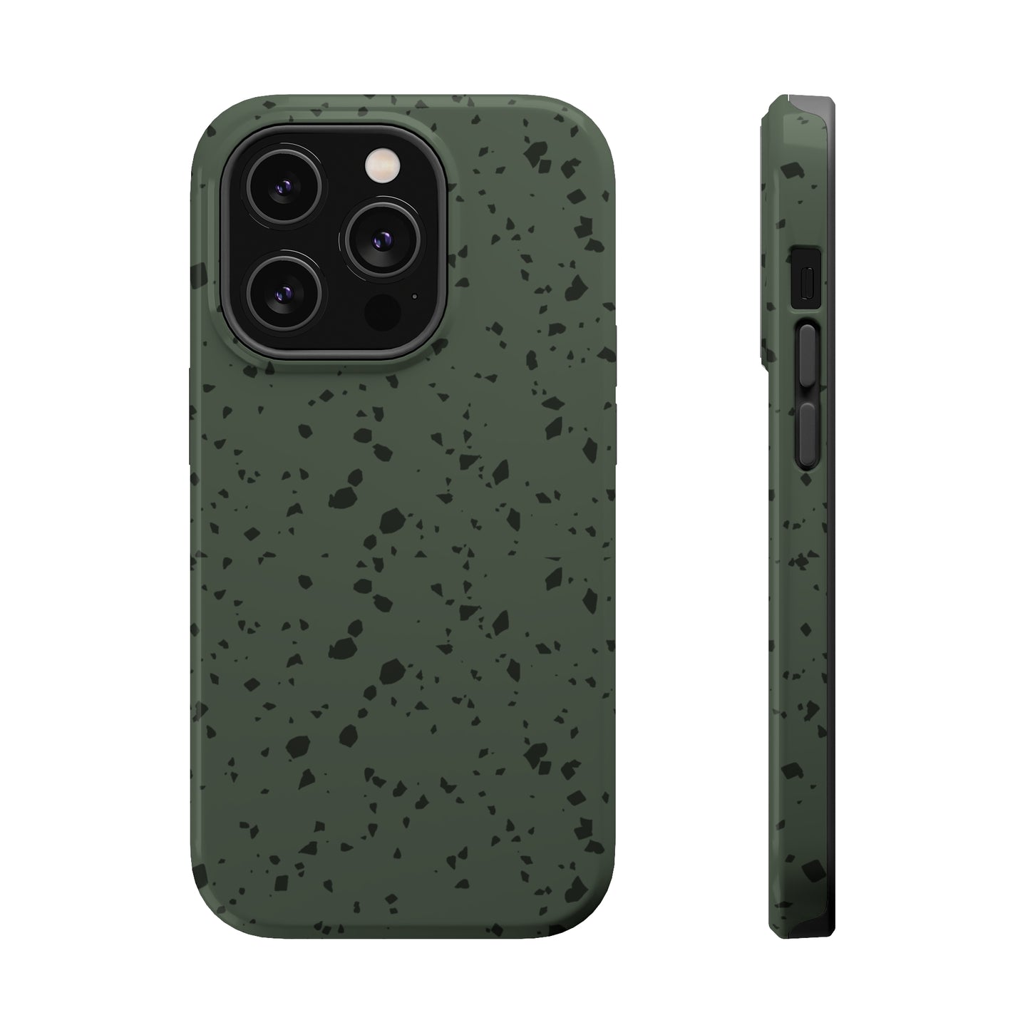Olive Green Terrazzo MagSafe Tough Case