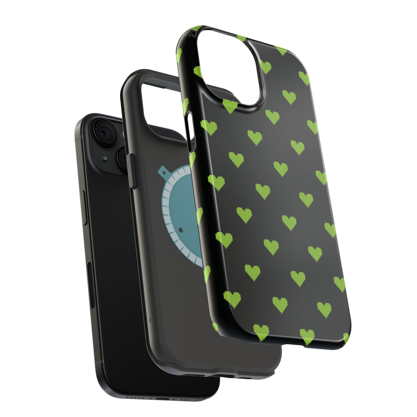 Pixelated Heart MagSafe Tough Case