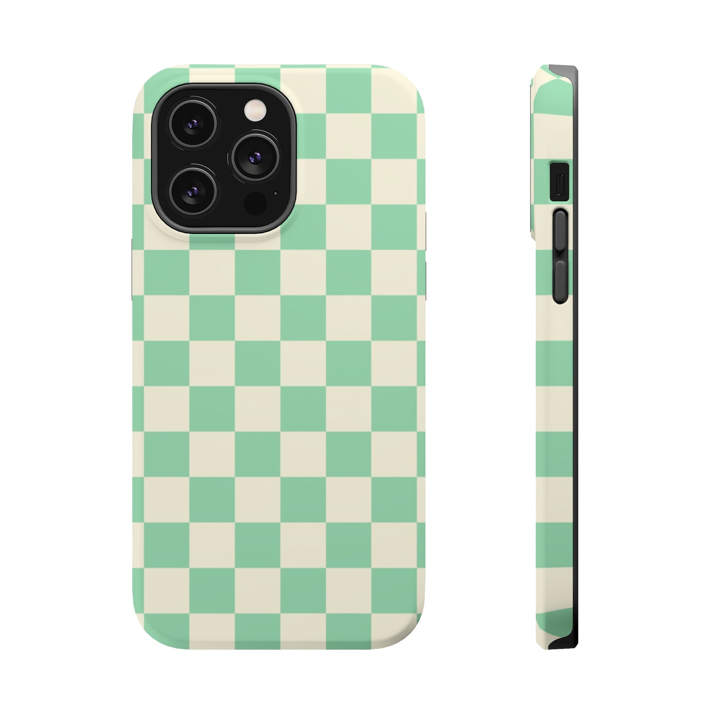 Retro Mint Checkers MagSafe Tough Case