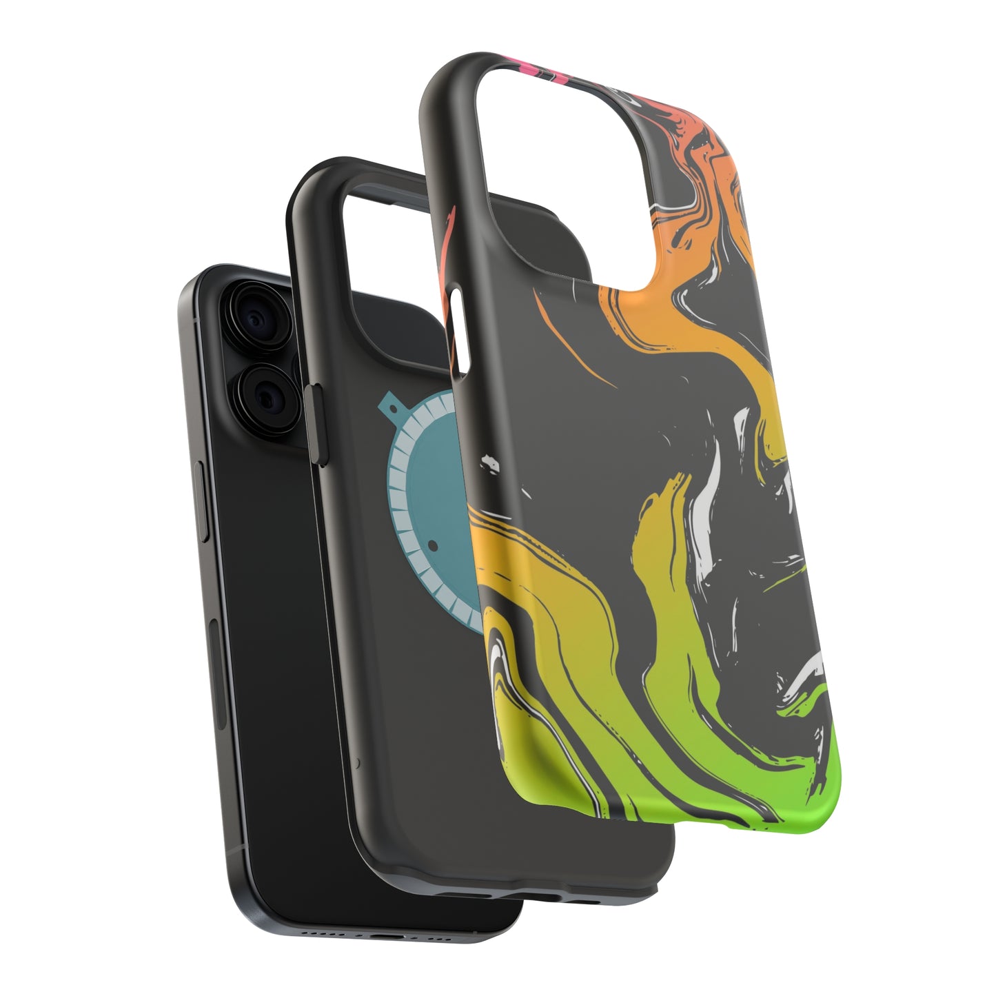 Acid marble pattern MagSafe Tough Case