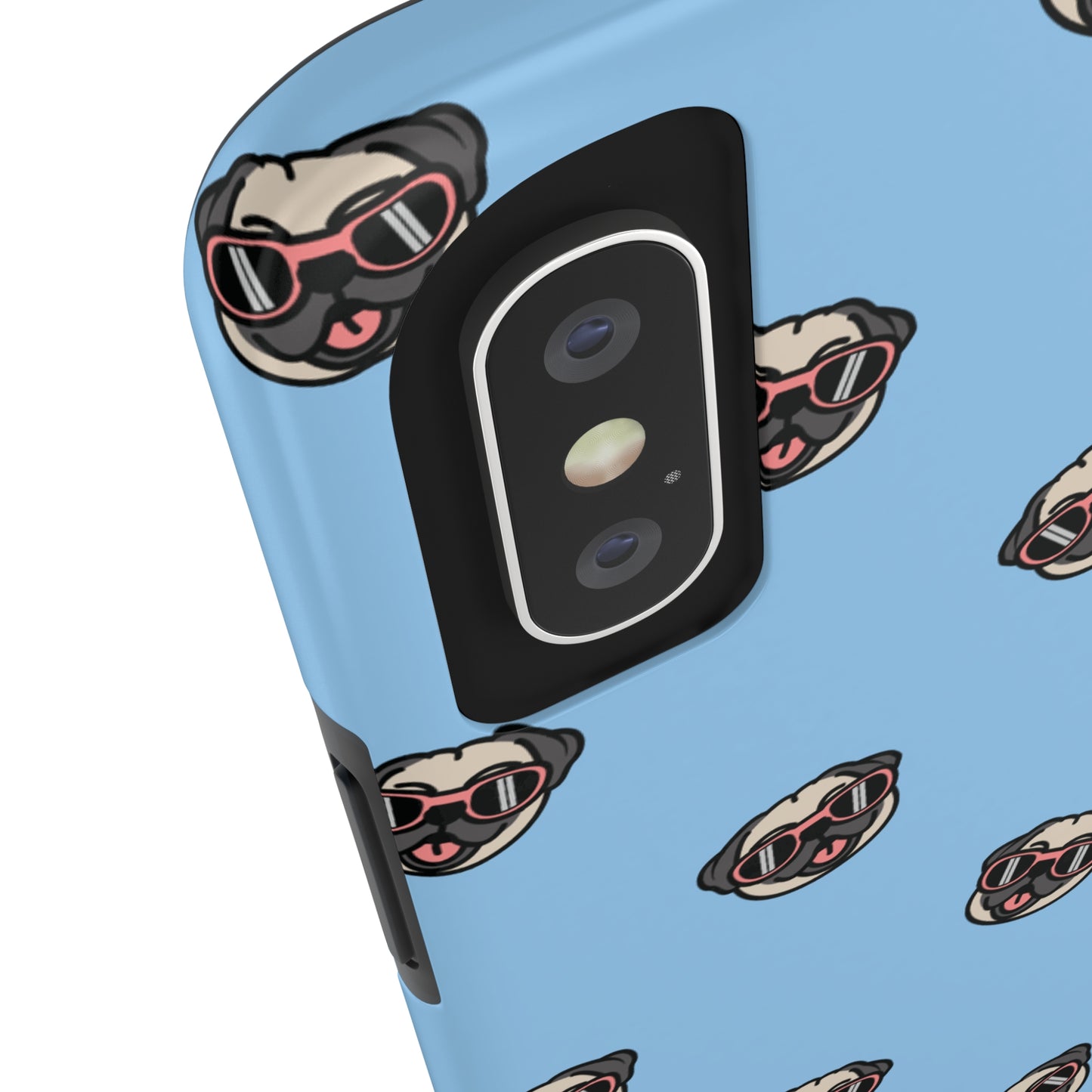 Pug Pattern Tough iPhone Case