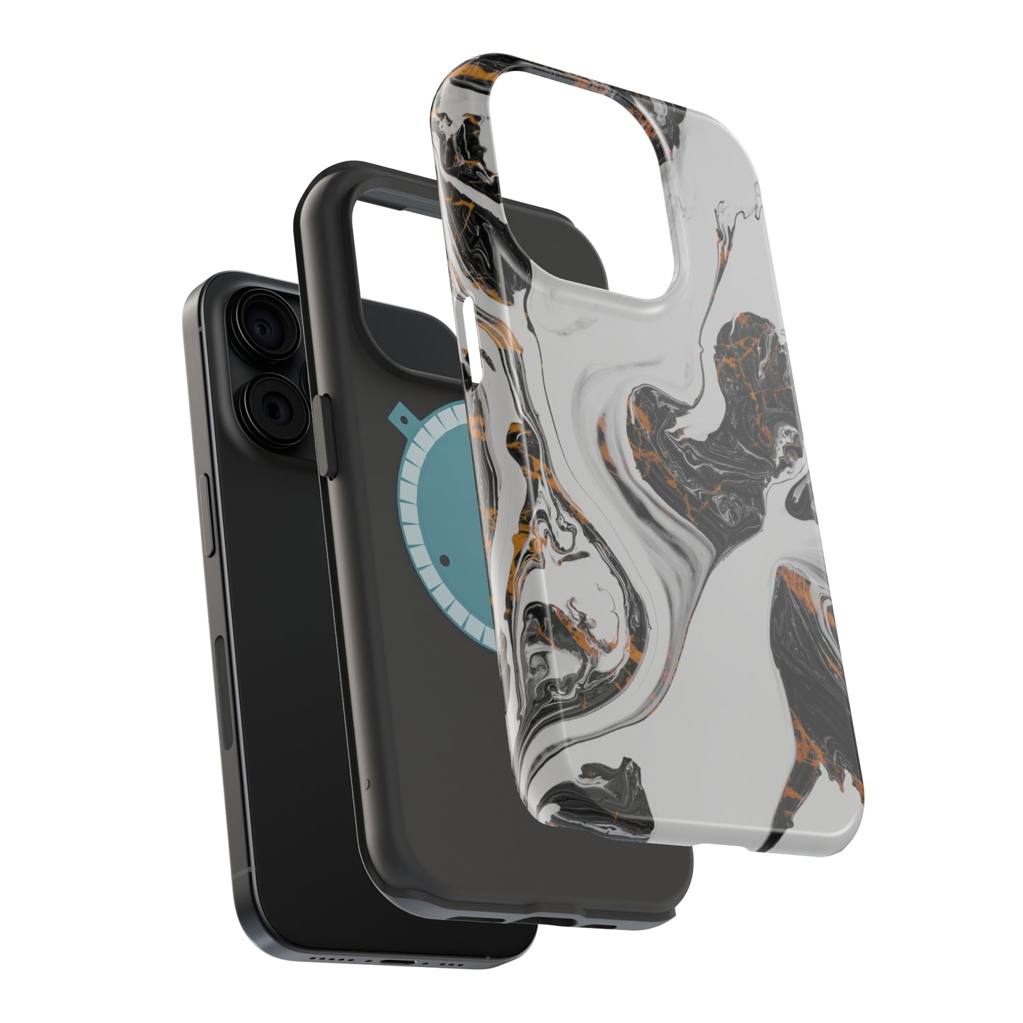 Misty Marble MagSafe Tough Case