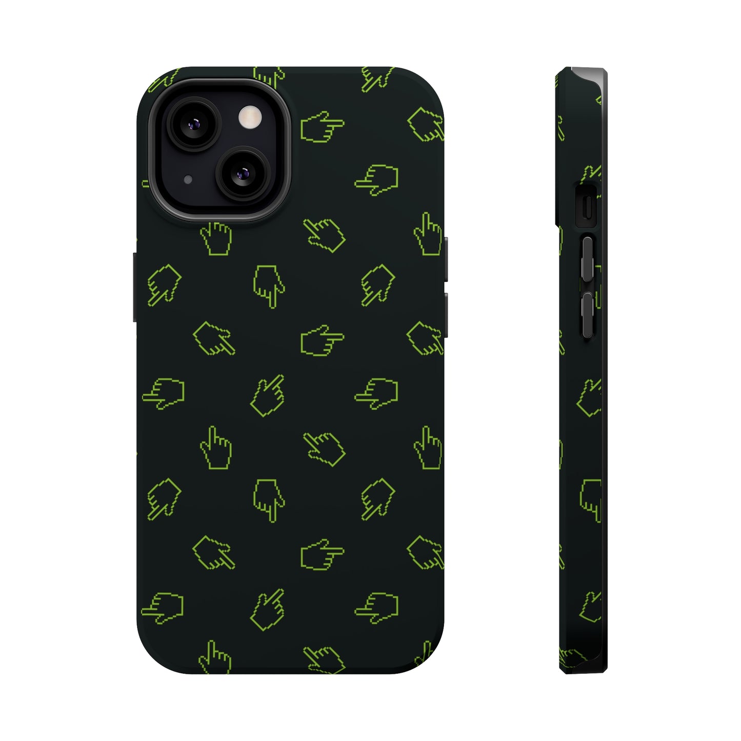 Pixelated Hand Cursor MagSafe Tough Case