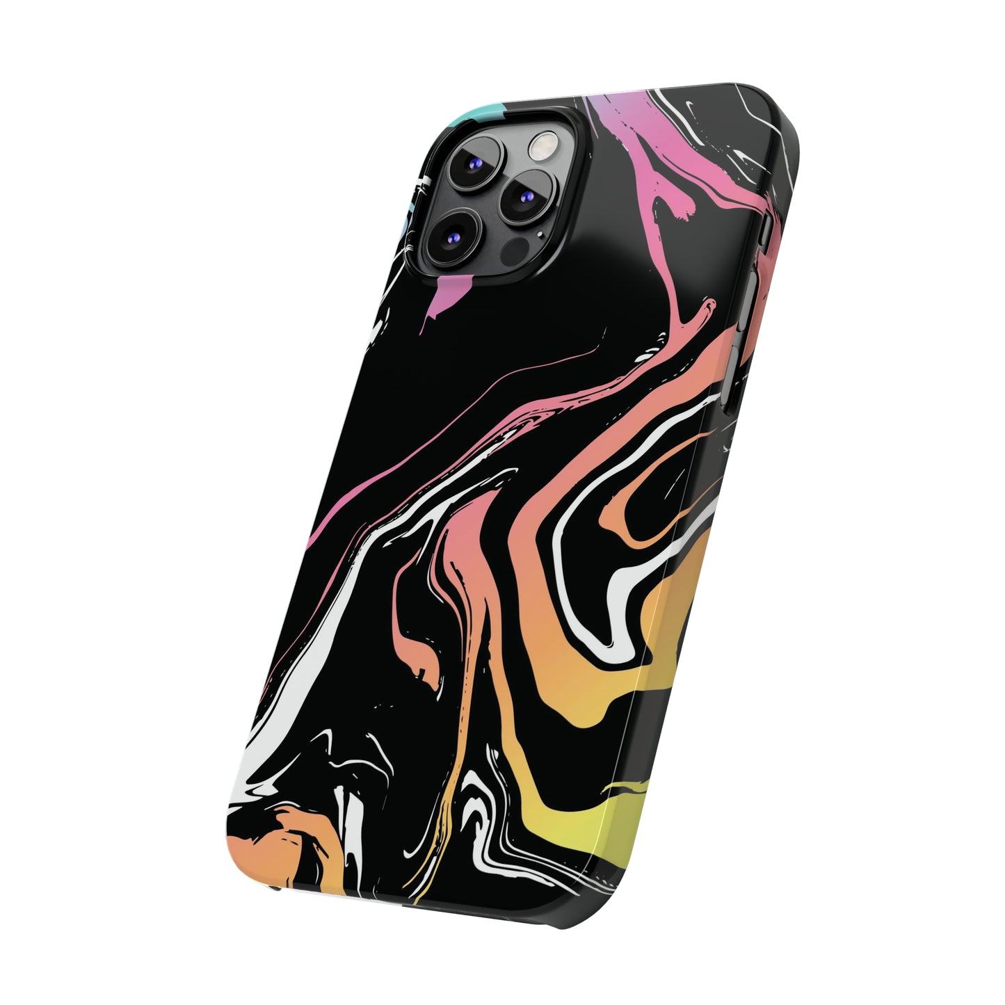 Acid marble pattern Snap Case