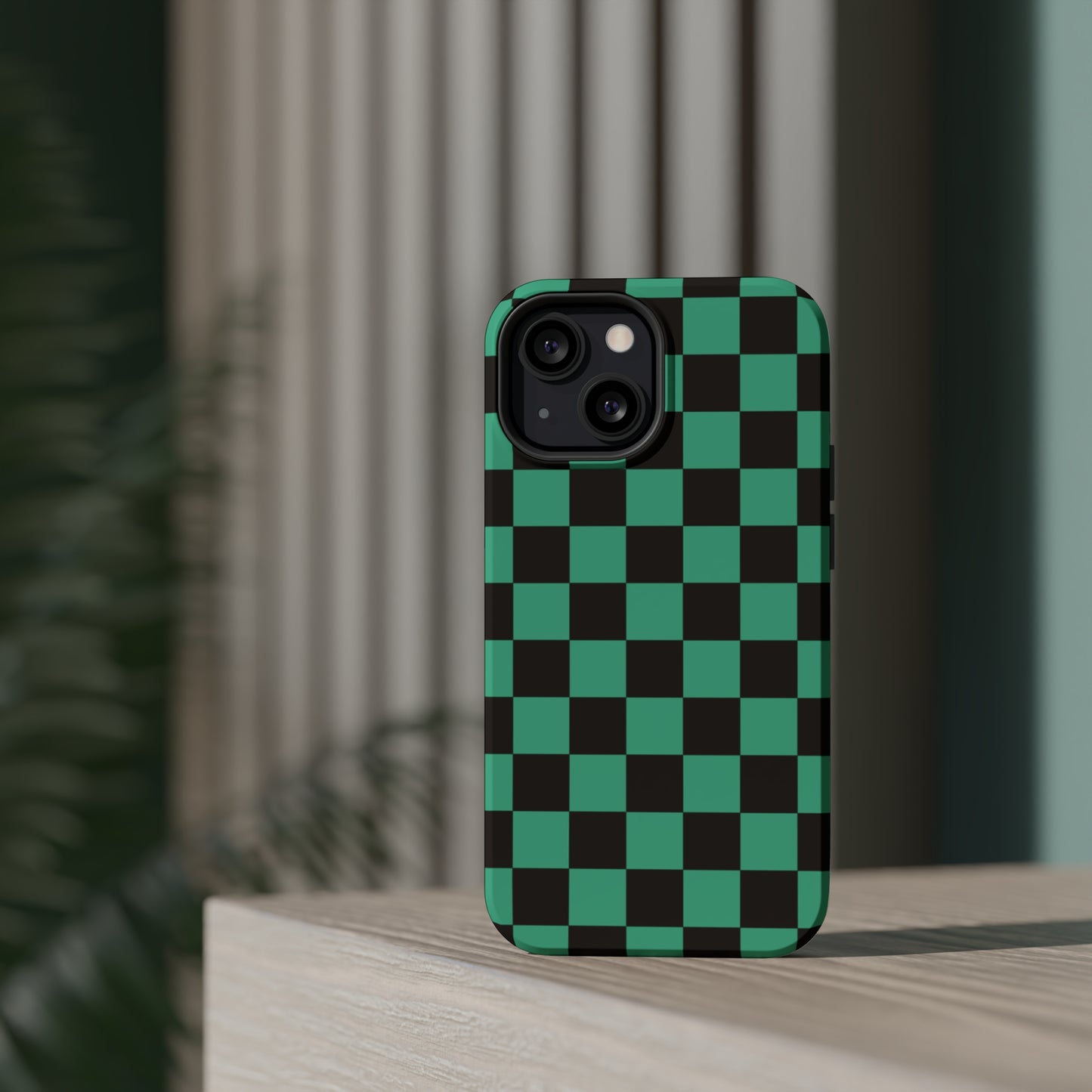 Green Checkers MagSafe Tough Case