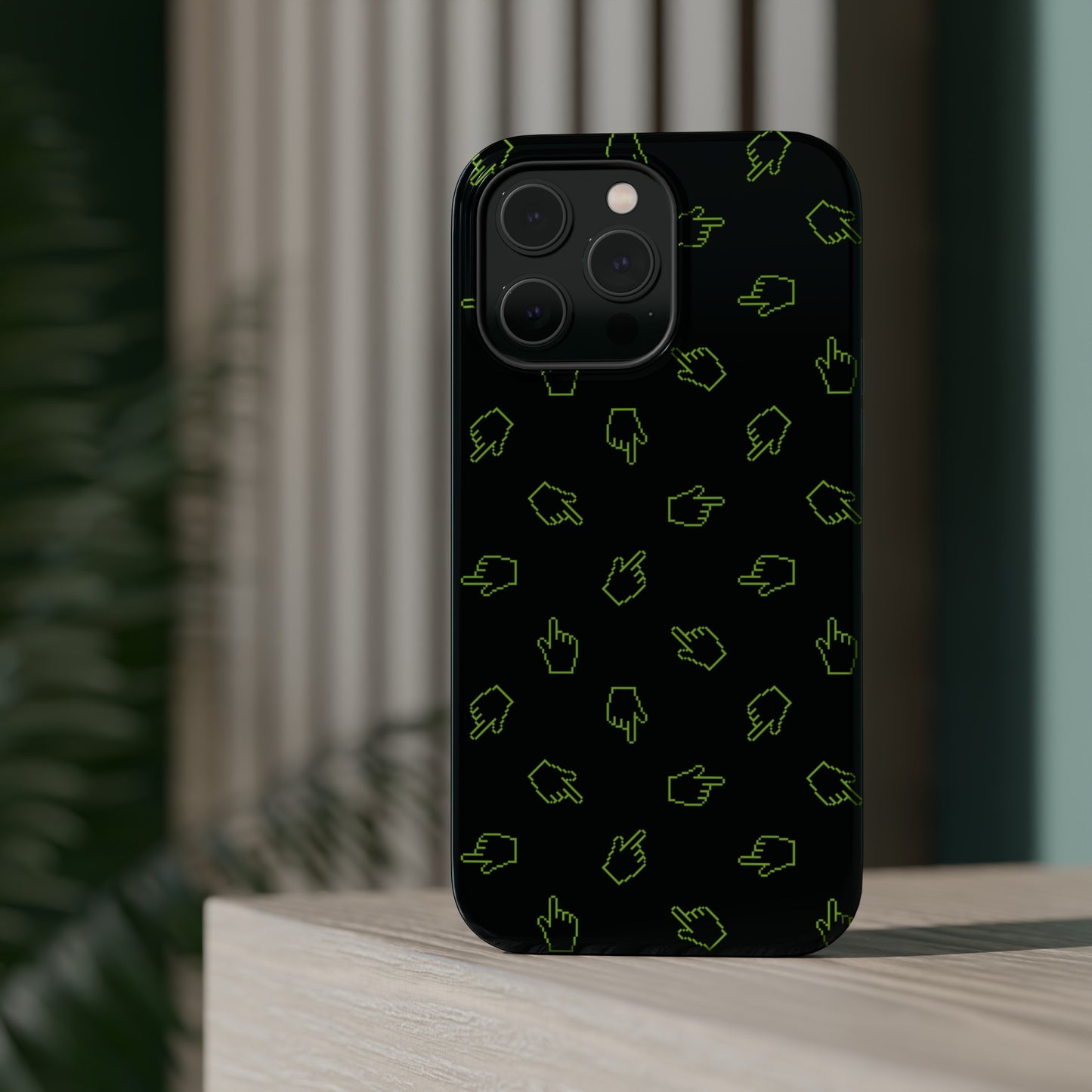 Pixelated Hand Cursor MagSafe Tough Case