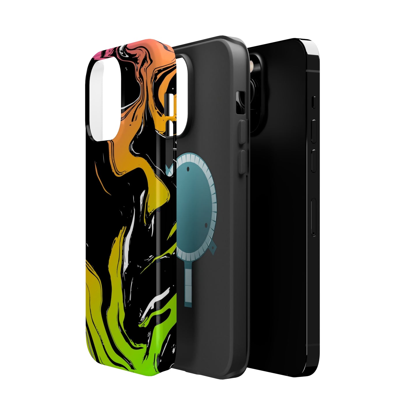 Acid marble pattern MagSafe Tough Case