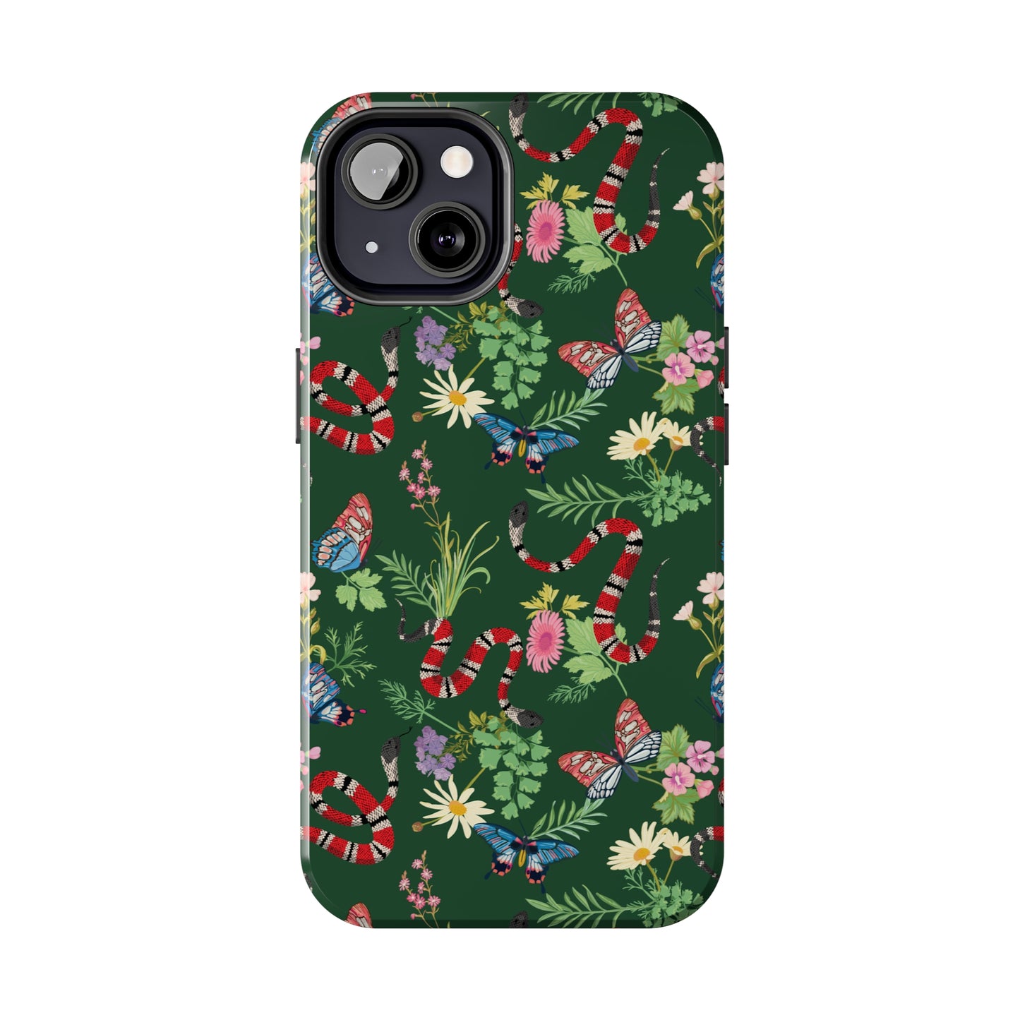 Tropical Chaos Pattern Tough iPhone Case