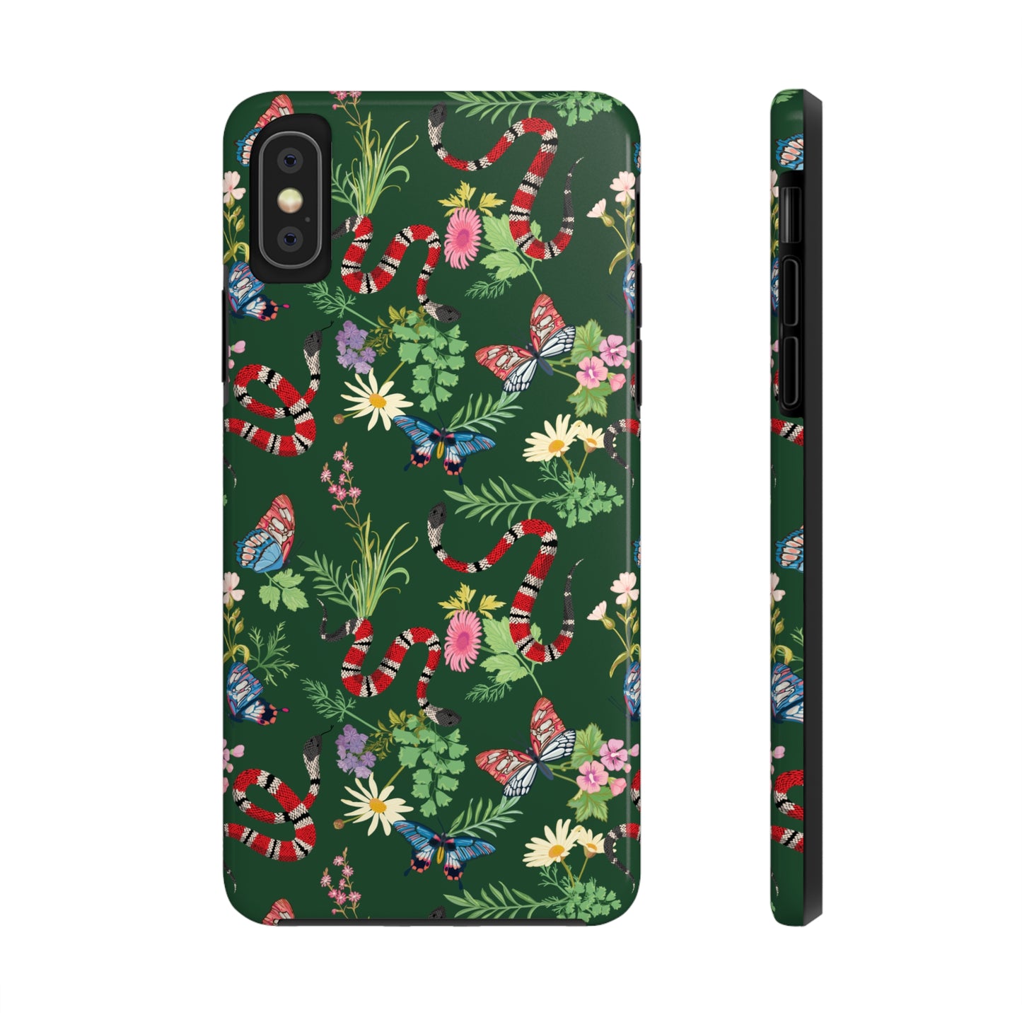 Tropical Chaos Pattern Tough iPhone Case