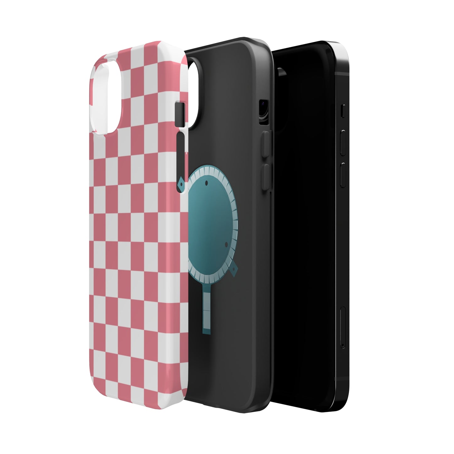 Pink Checkers MagSafe Tough Case