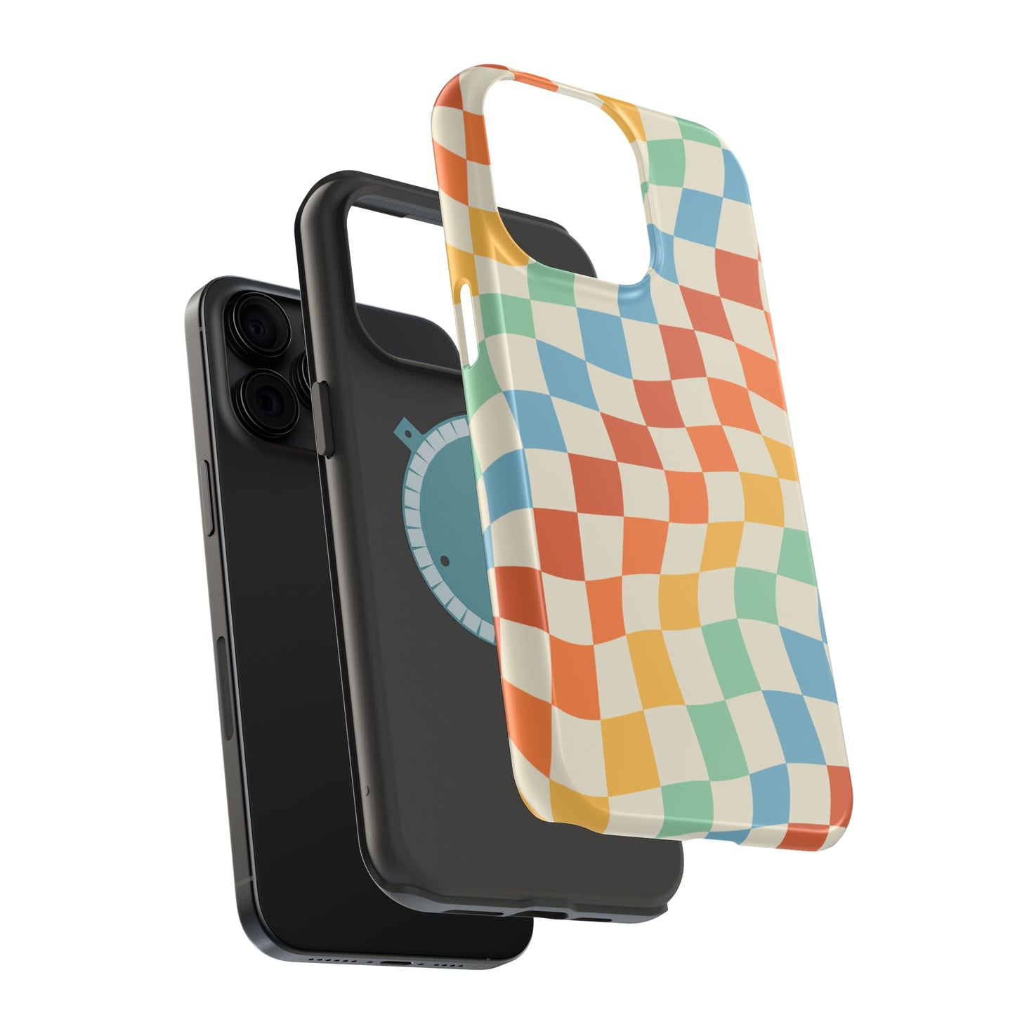 Retro Crazy Checkers MagSafe Tough Case