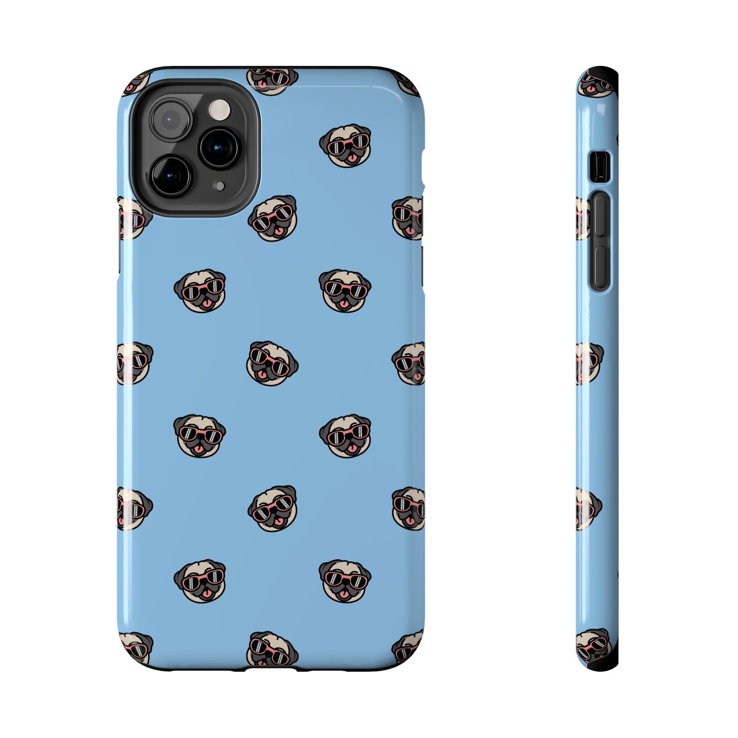 Pug Pattern Tough iPhone Case