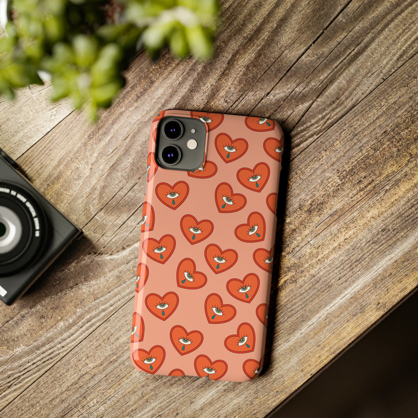 Psychedelic Heart Snap Case