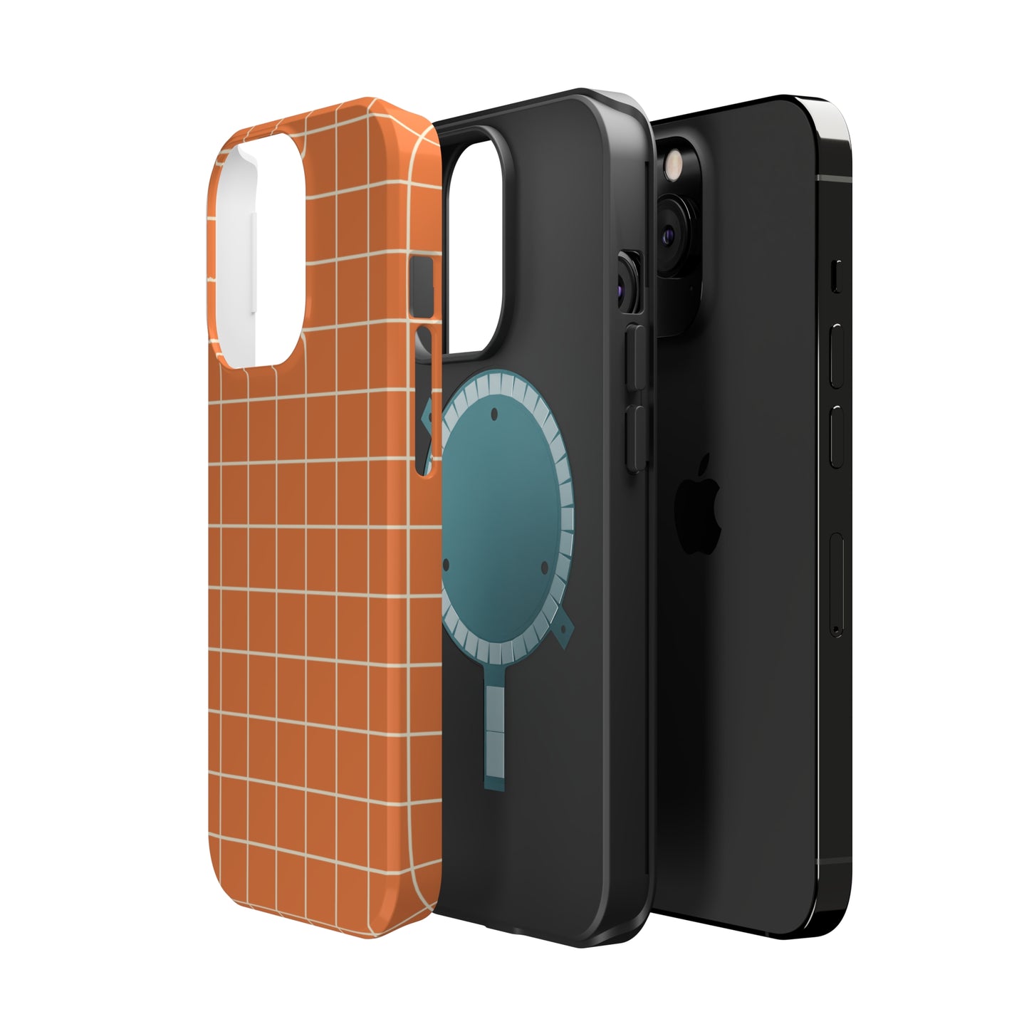 Tangerine Grid MagSafe Tough Case