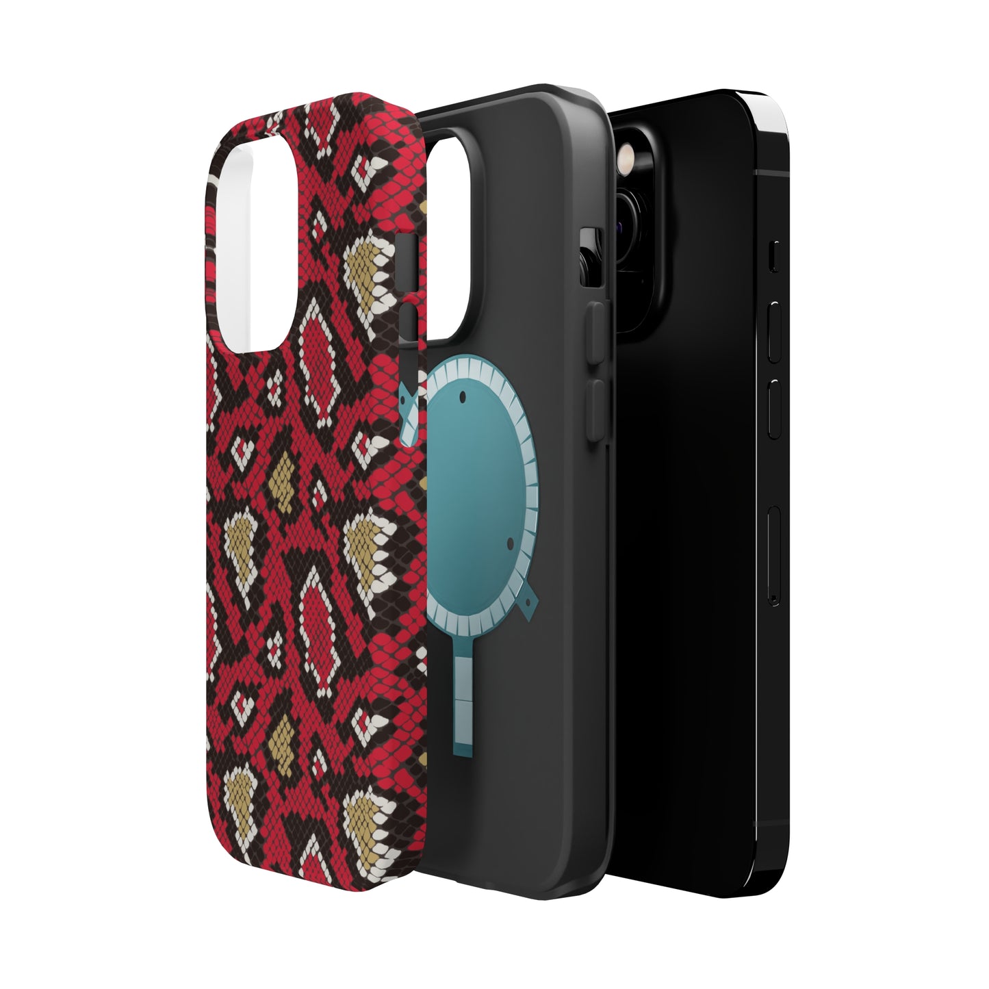 Red Snake Skin MagSafe Tough Case