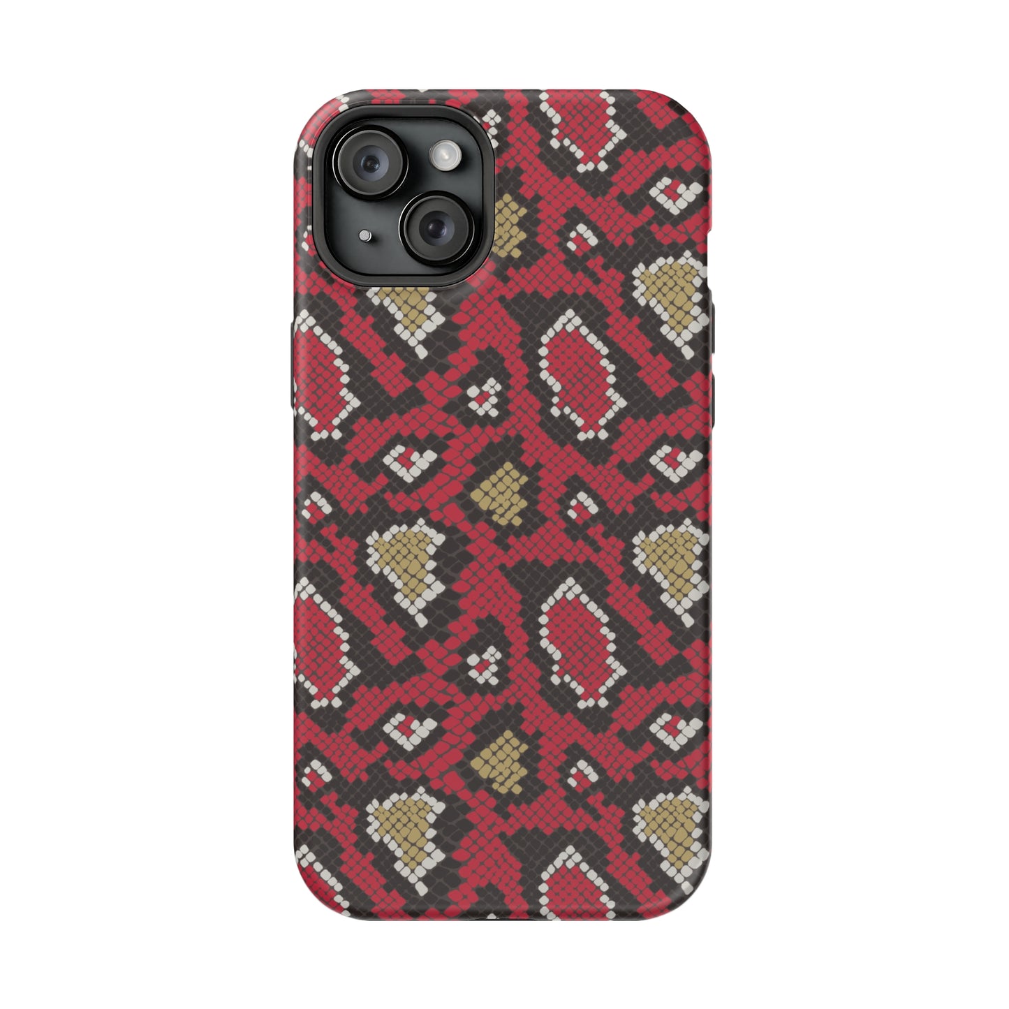 Red Snake Skin MagSafe Tough Case