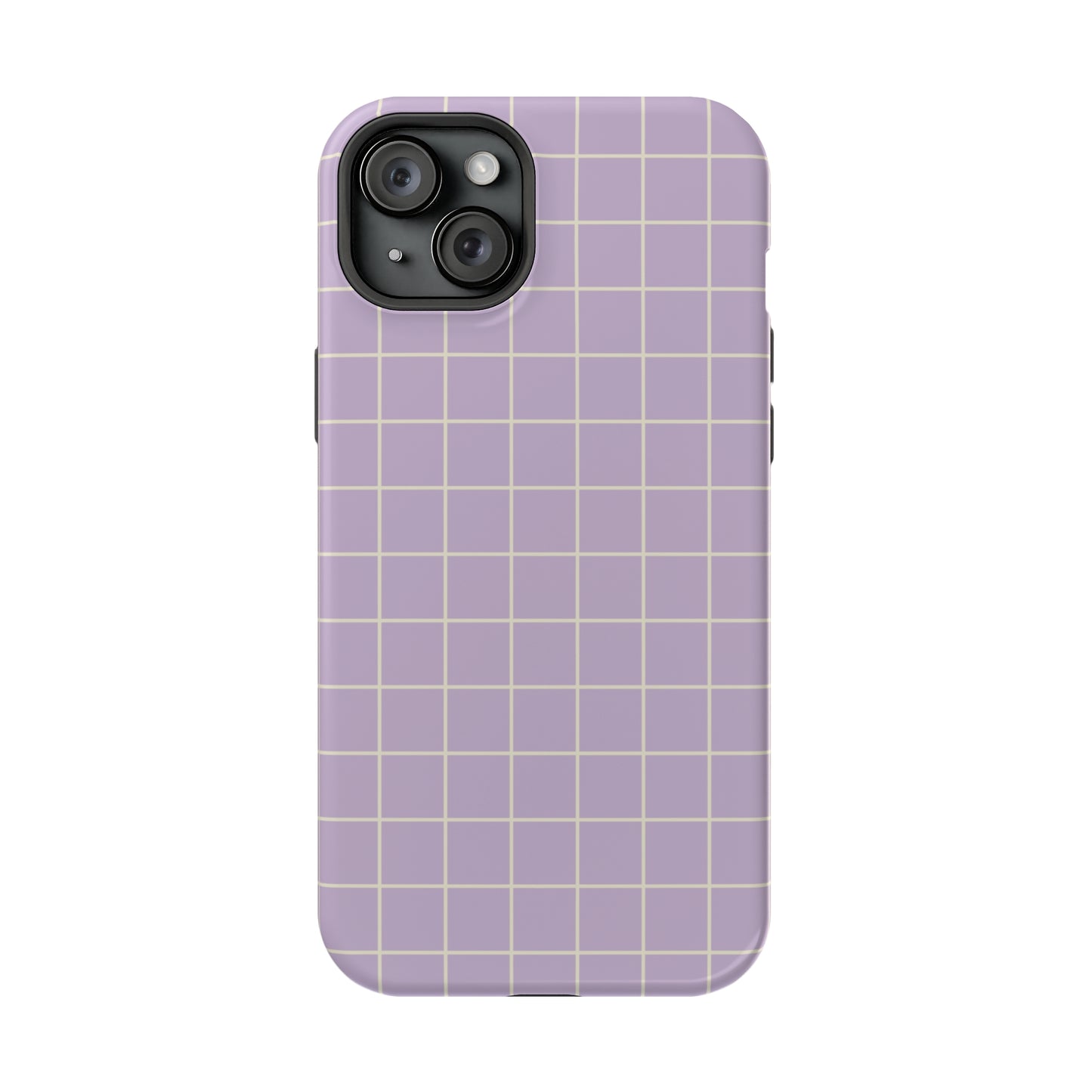 Lavender Grid MagSafe Tough Case