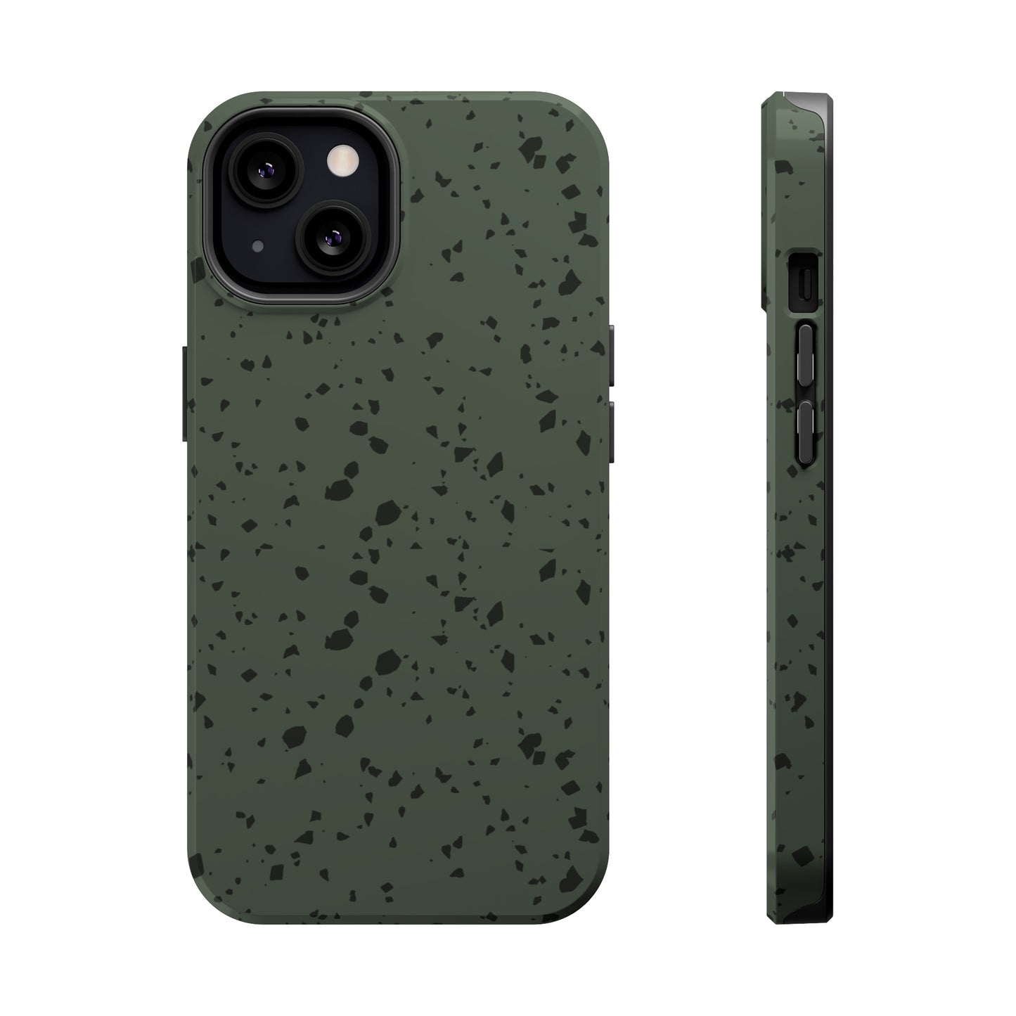 Olive Green Terrazzo MagSafe Tough Case