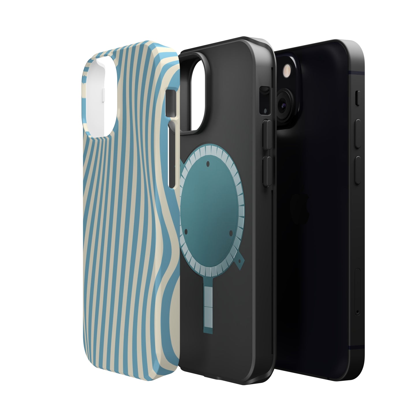 Aqua Swirl MagSafe Tough Case