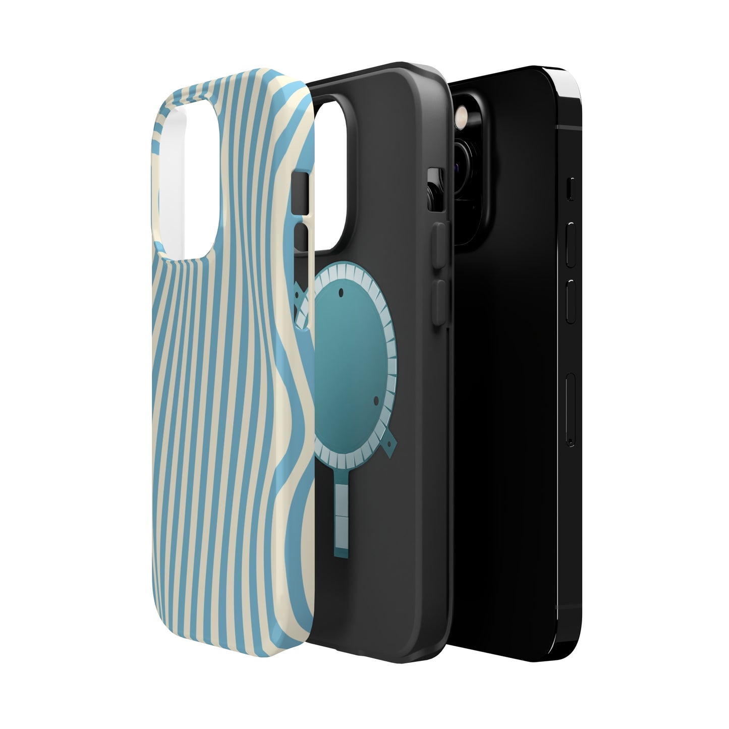 Aqua Swirl MagSafe Tough Case