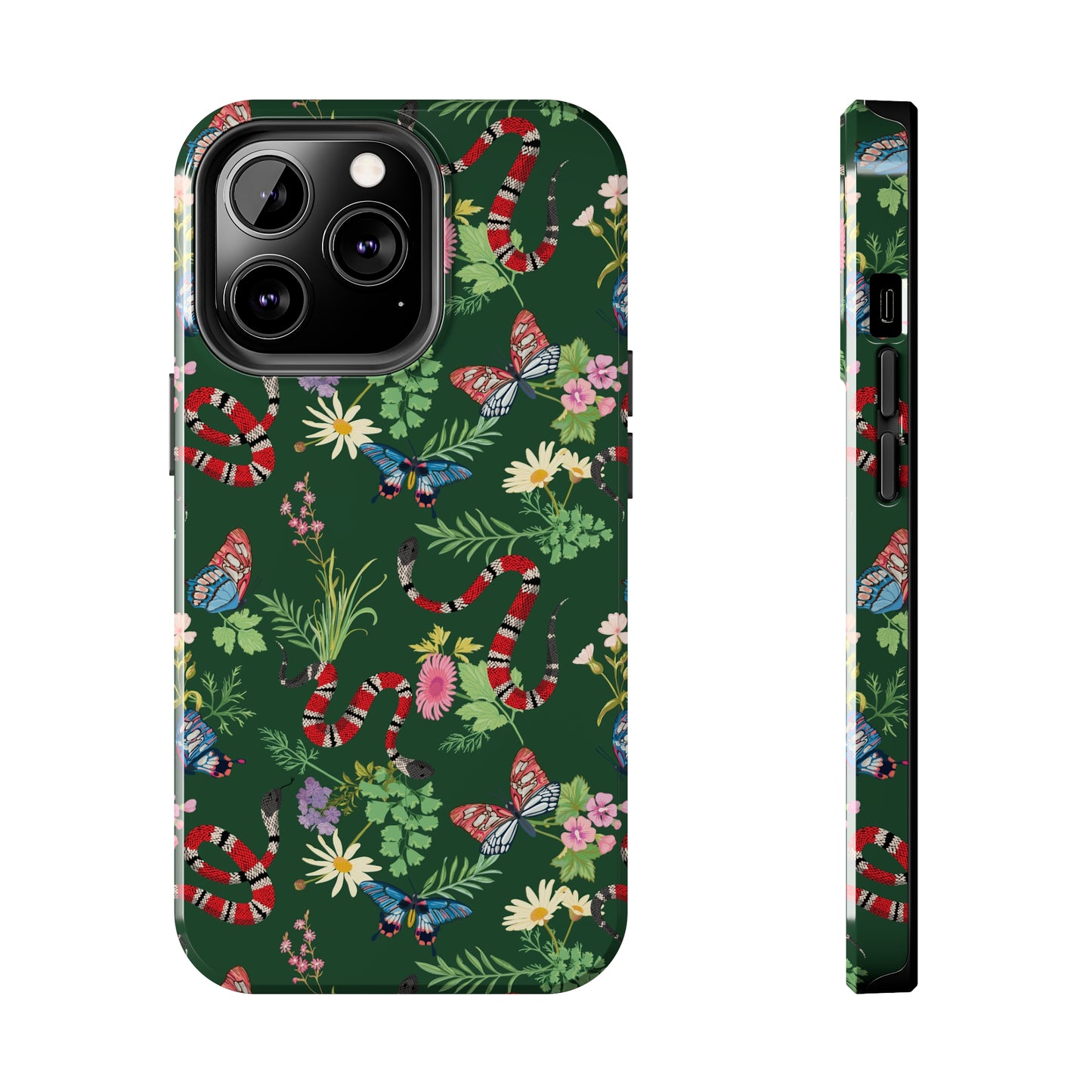 Tropical Chaos Pattern Tough iPhone Case