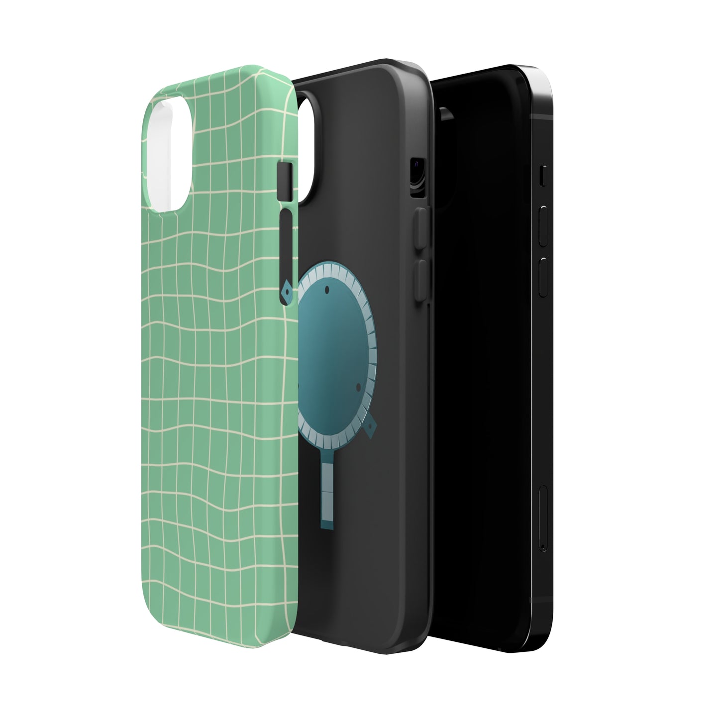 Pistachio Dizzy Grid MagSafe Tough Case