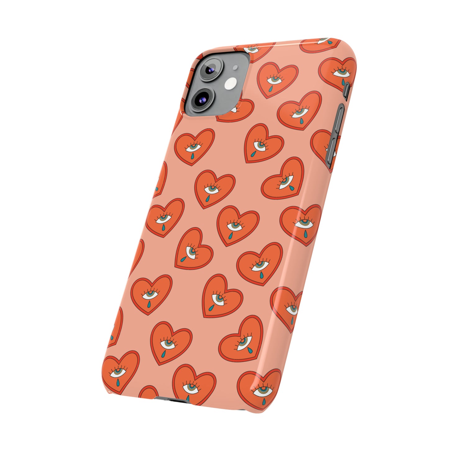 Psychedelic Heart Snap Case