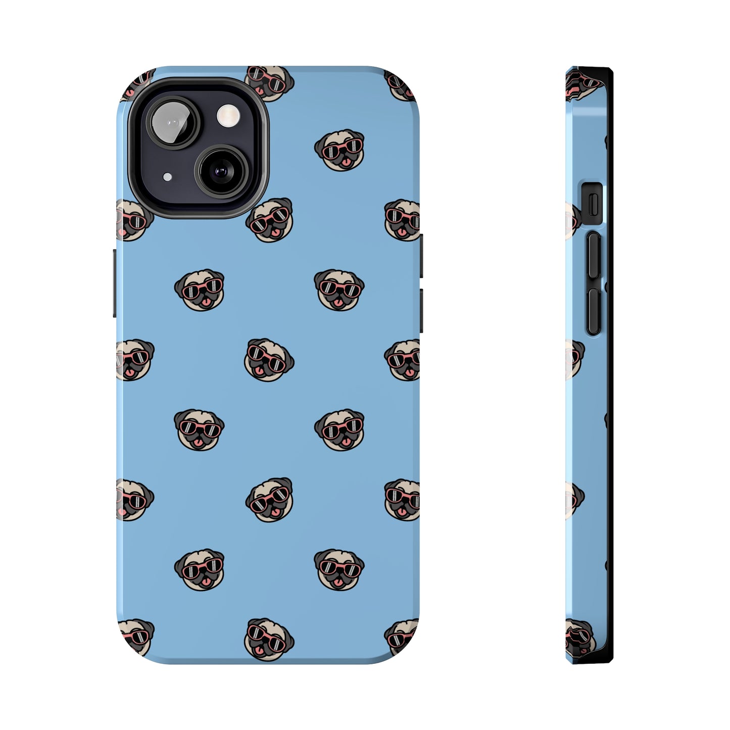 Pug Pattern Tough iPhone Case