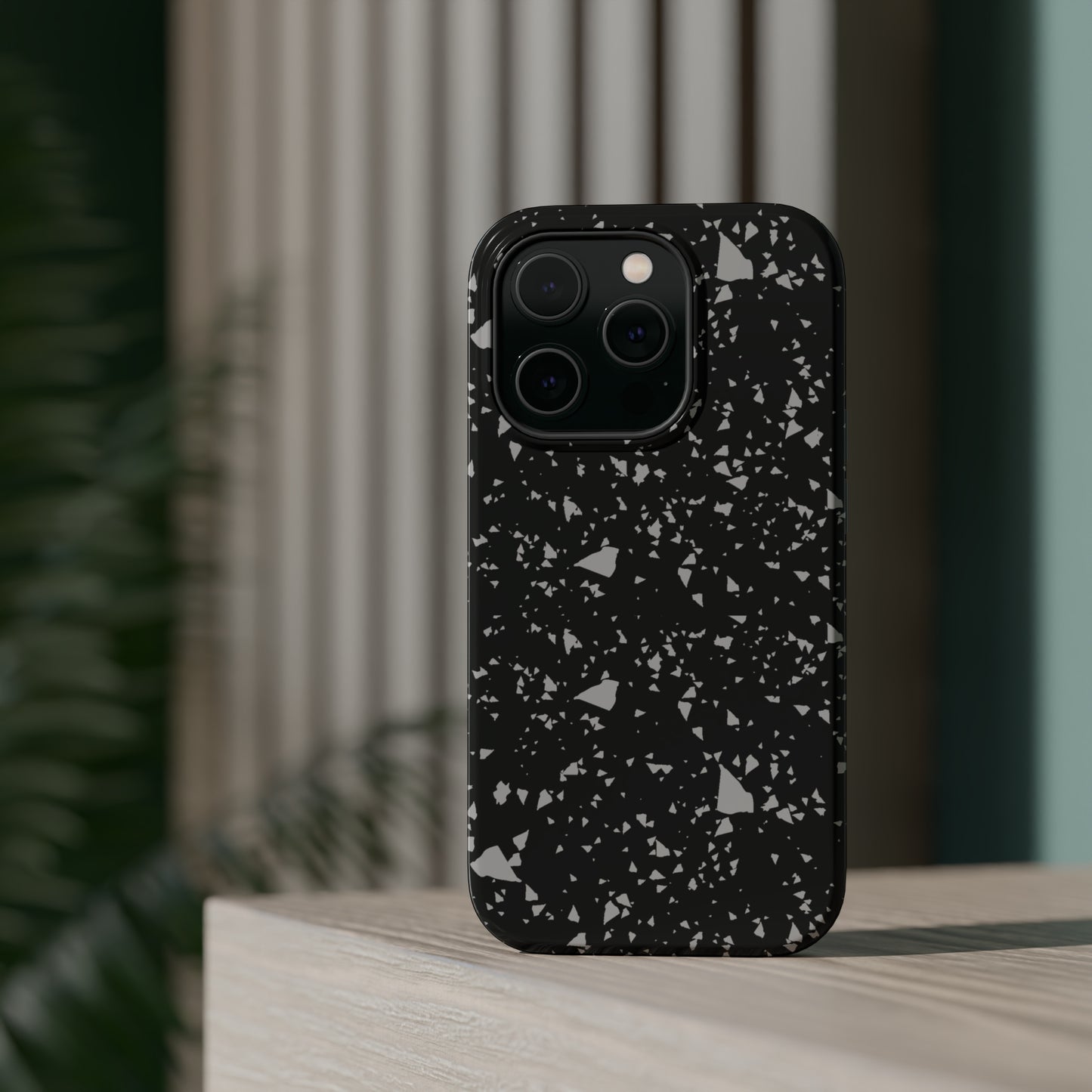 Black Terrazzo MagSafe Tough Case
