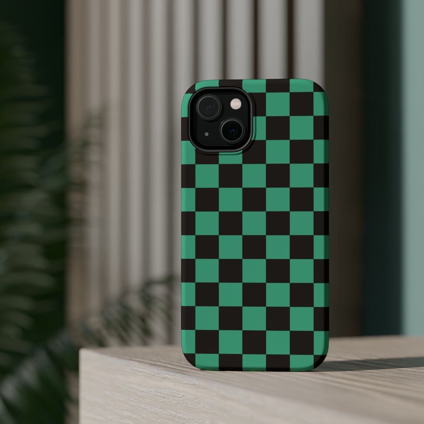Green Checkers MagSafe Tough Case