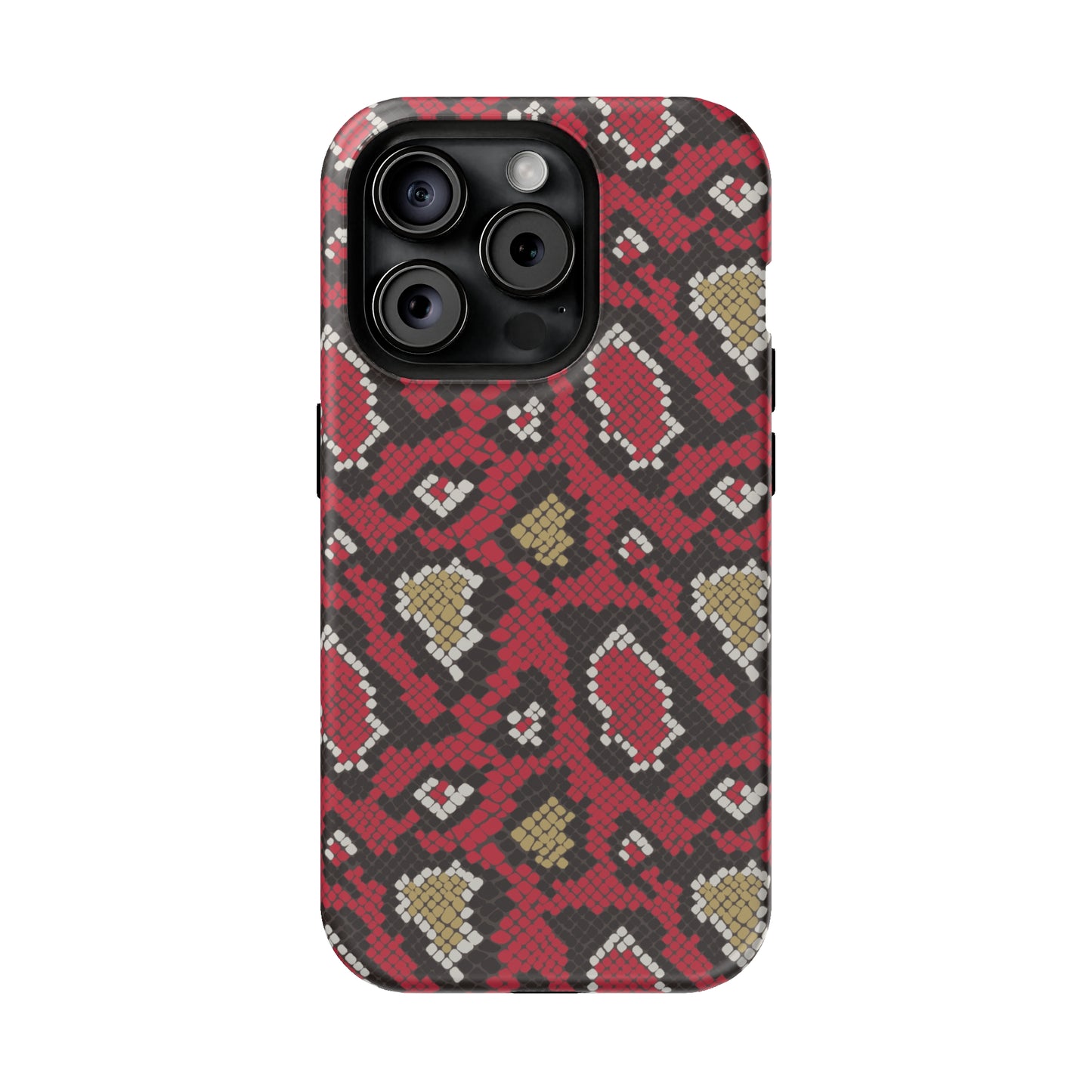 Red Snake Skin MagSafe Tough Case