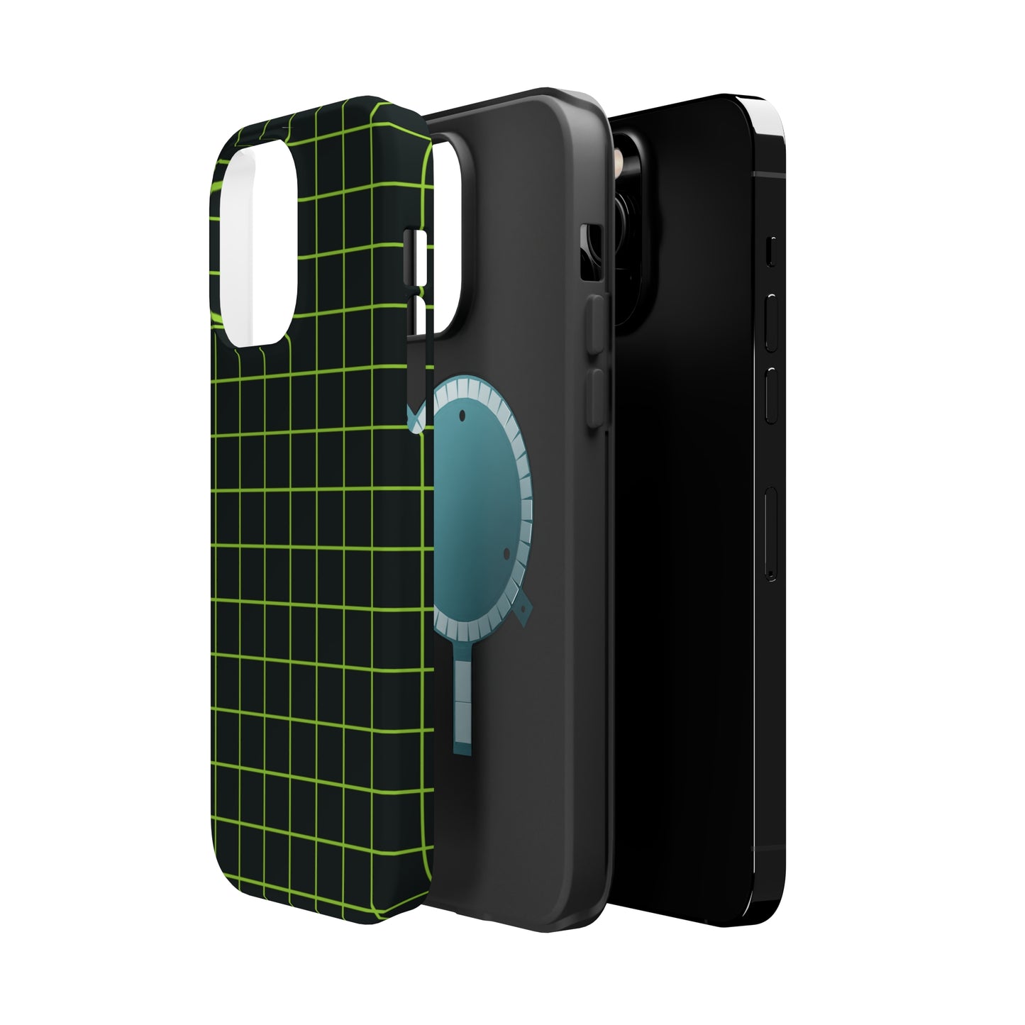 Green Grid MagSafe Tough Case