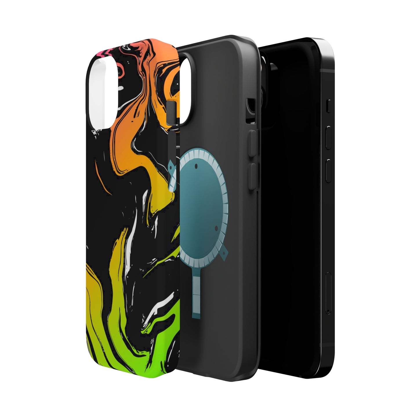 Acid marble pattern MagSafe Tough Case