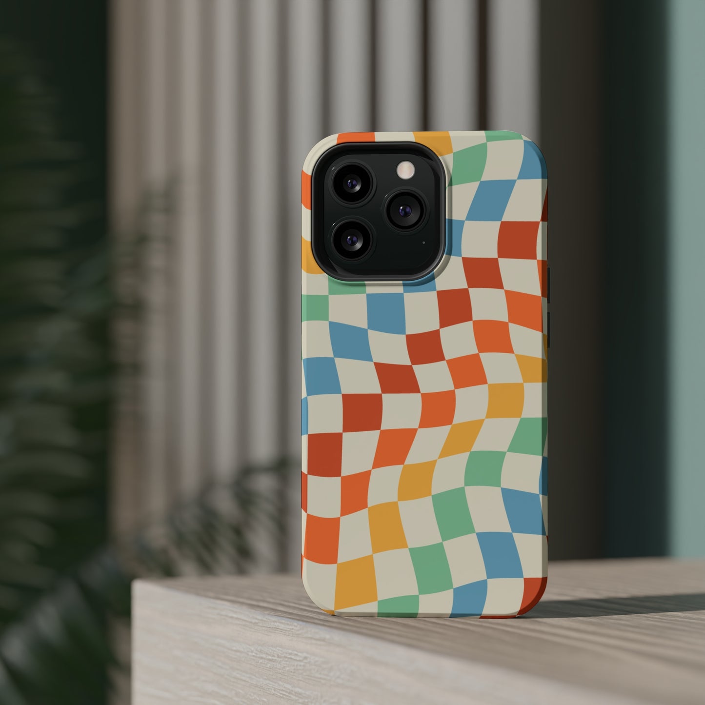 Retro Crazy Checkers MagSafe Tough Case