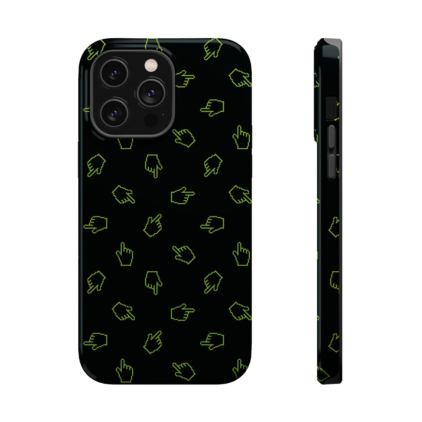 Pixelated Hand Cursor MagSafe Tough Case