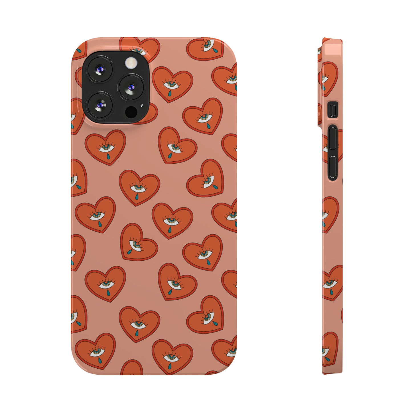 Psychedelic Heart Snap Case