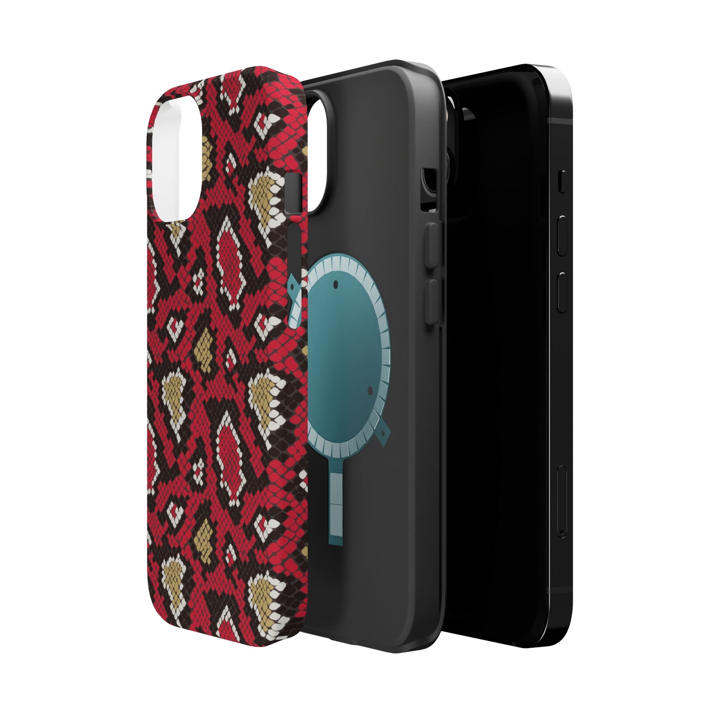 Red Snake Skin MagSafe Tough Case