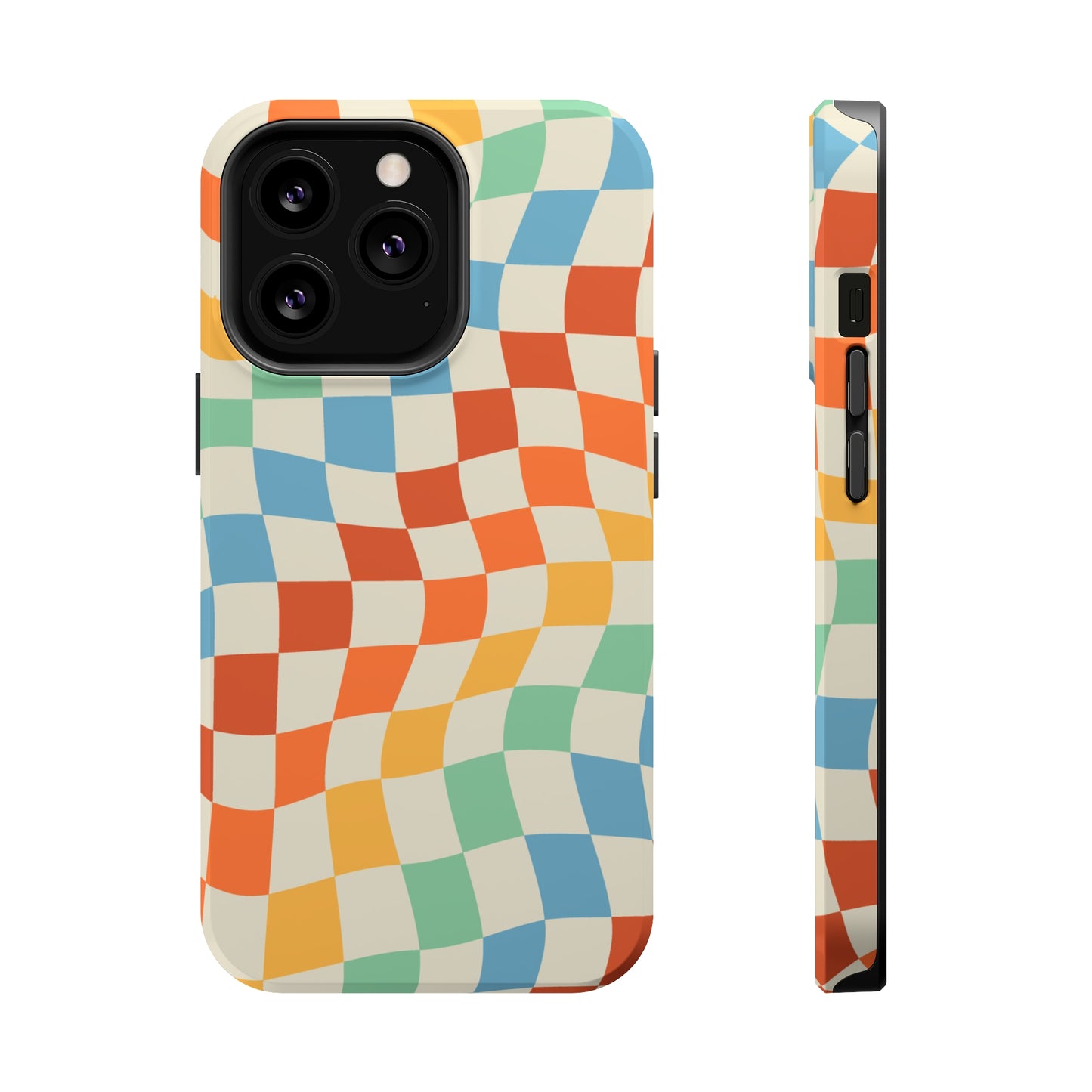 Retro Crazy Checkers MagSafe Tough Case