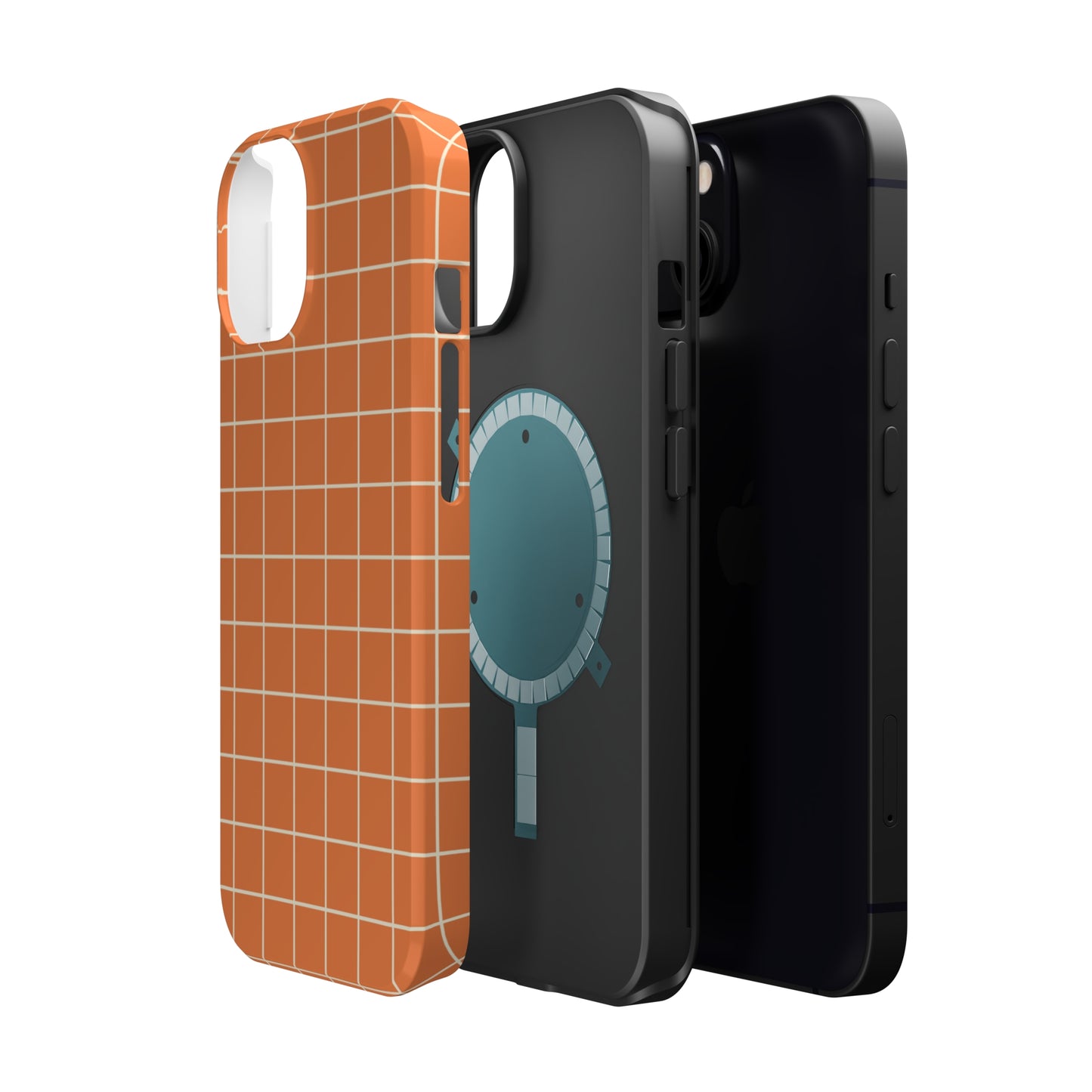 Tangerine Grid MagSafe Tough Case