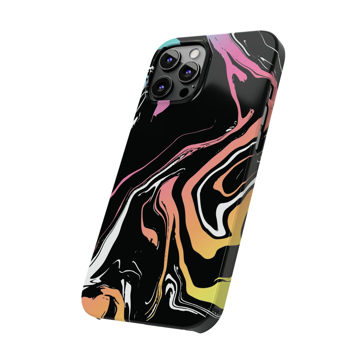 Acid marble pattern Snap Case