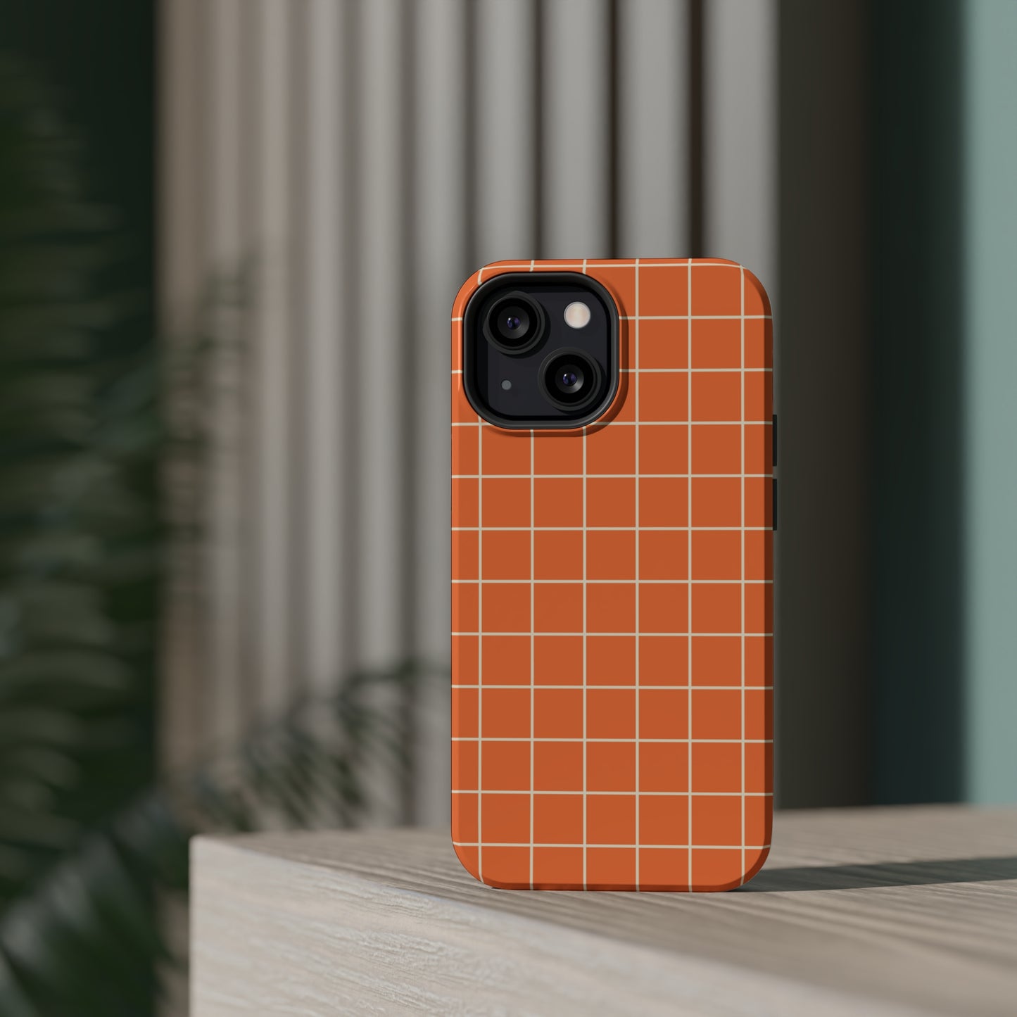 Tangerine Grid MagSafe Tough Case