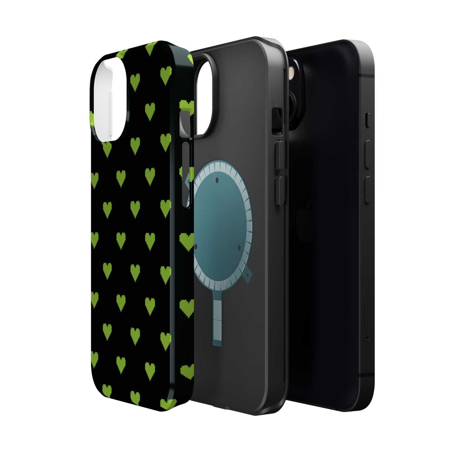 Pixelated Heart MagSafe Tough Case