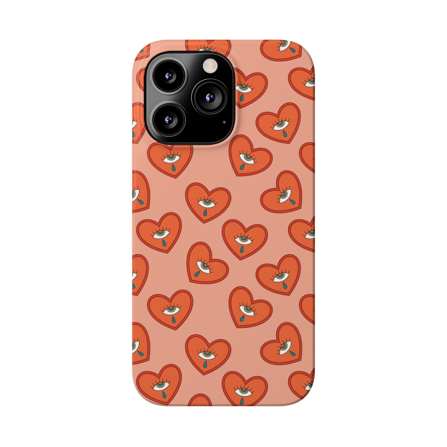 Psychedelic Heart Snap Case
