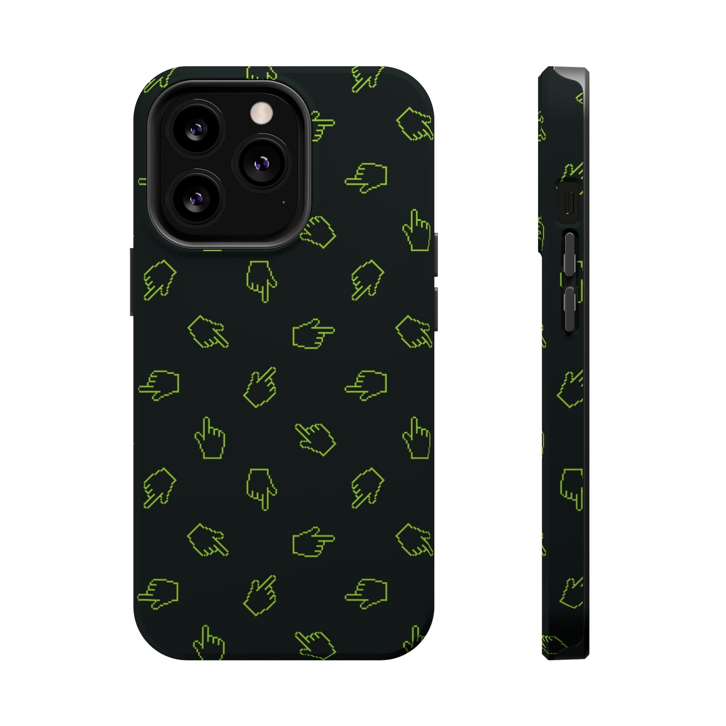 Pixelated Hand Cursor MagSafe Tough Case
